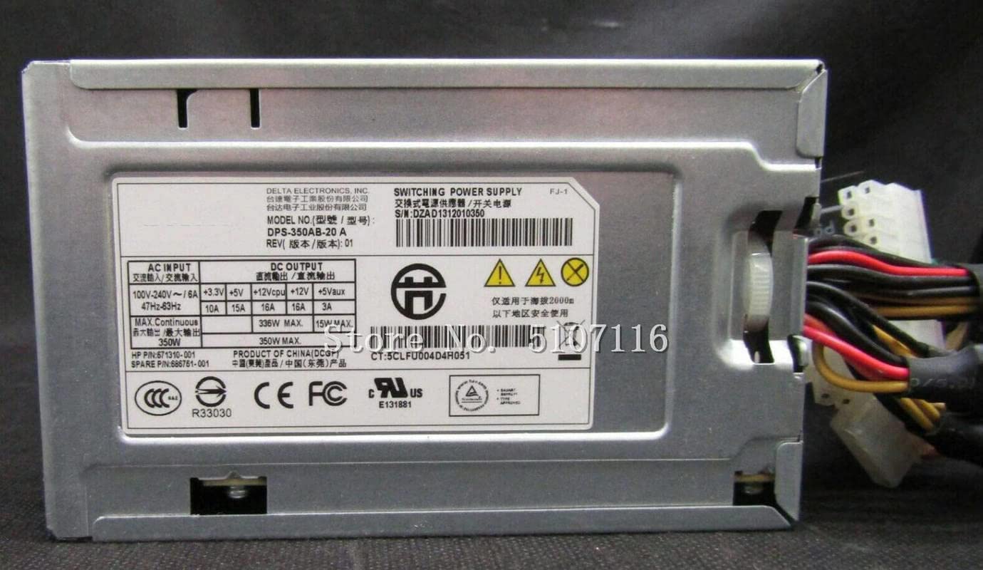 ATX Server Power Supply Ml310e G8 350W for DPS-350AB-20 A 671310-001 686761-001