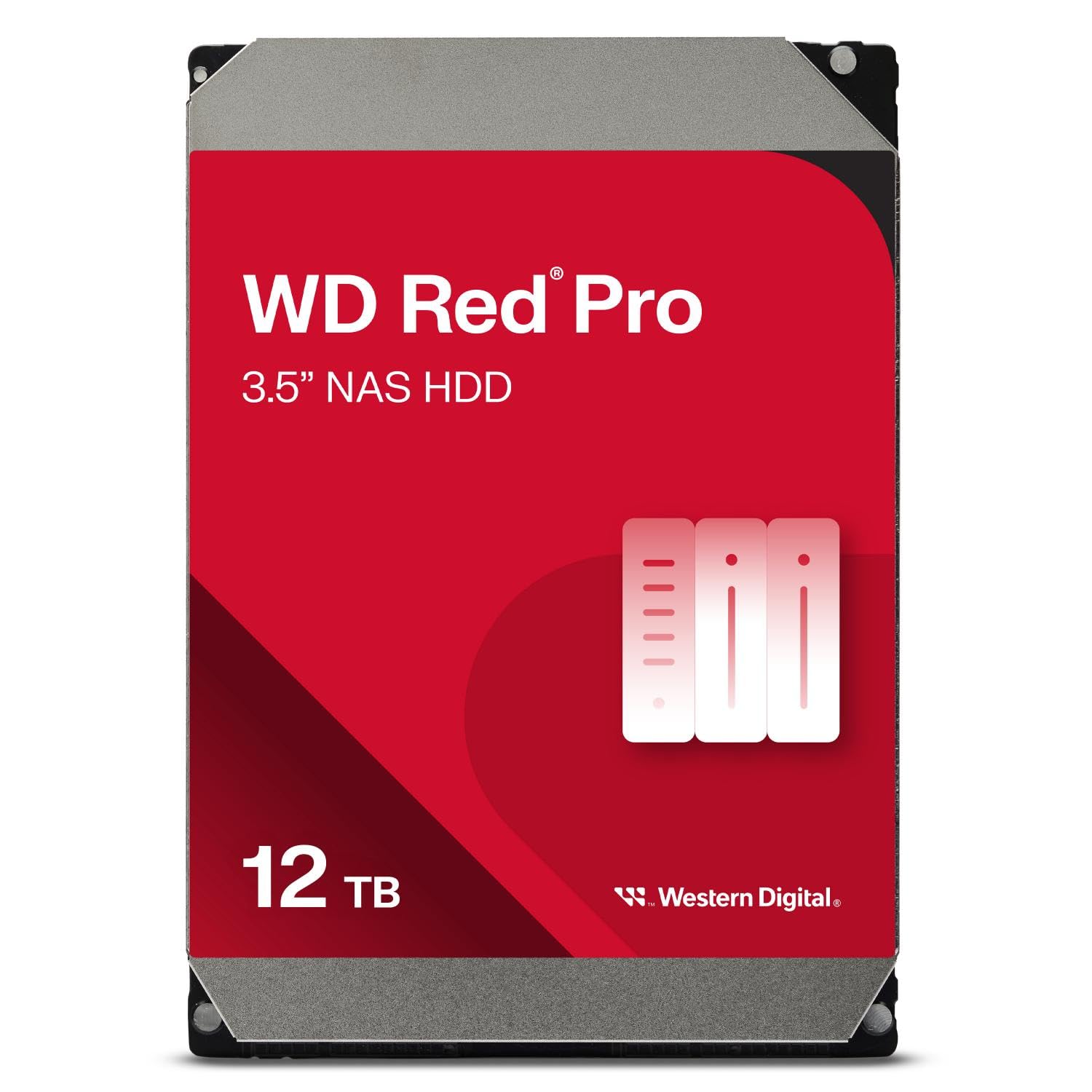 Western Digital 12TB WD Red Pro NAS Internal Hard Drive HDD - 7200 RPM, SATA 6 Gb/s, CMR, 256 MB Cache, 3.5" - WD121KFBX - aloinfousa.com