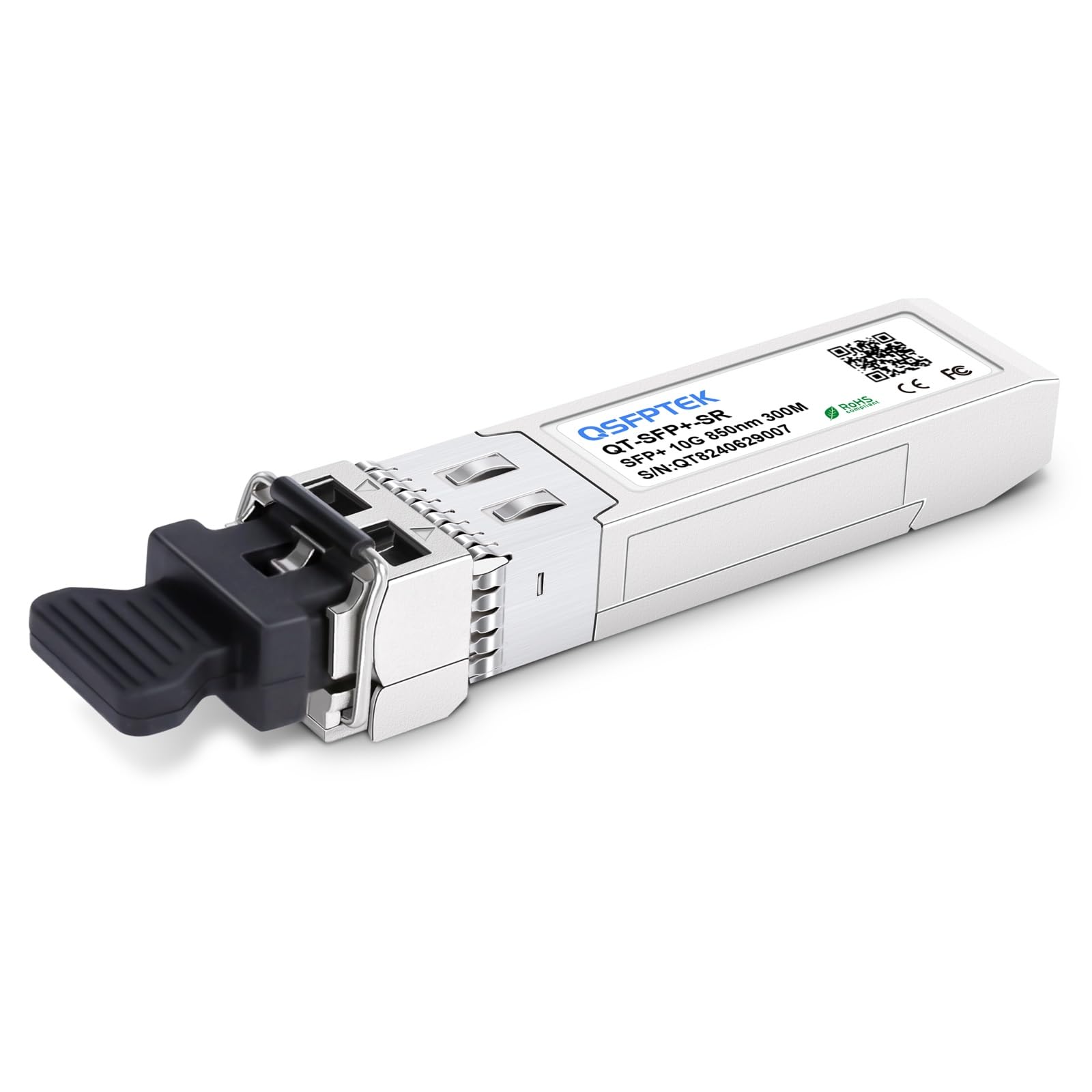 10G SFP+ SR Networking Transceiver, 10Gbase-SR Optical Module, 10gbs Multimode 850nm 10GE Gigabit Ethernet Mini GBIC for Cisco SFP-10G-SR, Ubiquiti UF-MM-10G, Netgear, Fortinet, Mikrotik, Supermicro