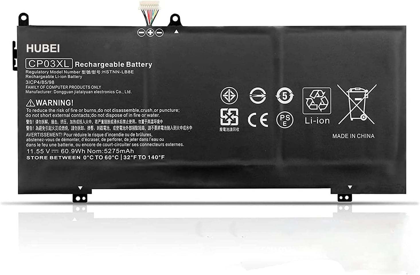 CP03XL 11.55V 60.9Wh Li-ion Battery for HP Spectre x360