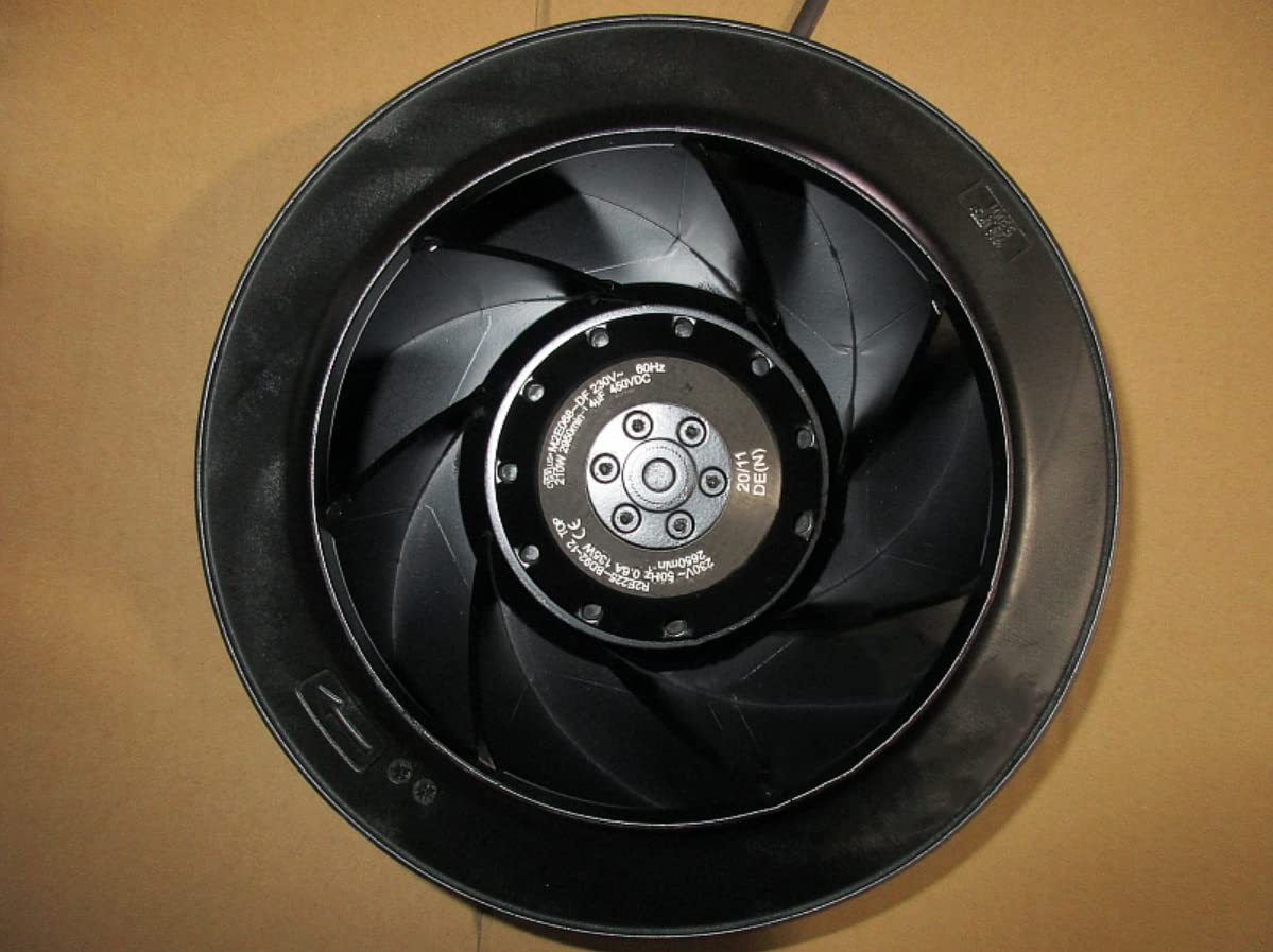 R2E225-BD92-12 230VAC 0.6A 135/210W 2650/2950min 4uf 225cm 50Hz Cooling Fan - aloinfousa.com