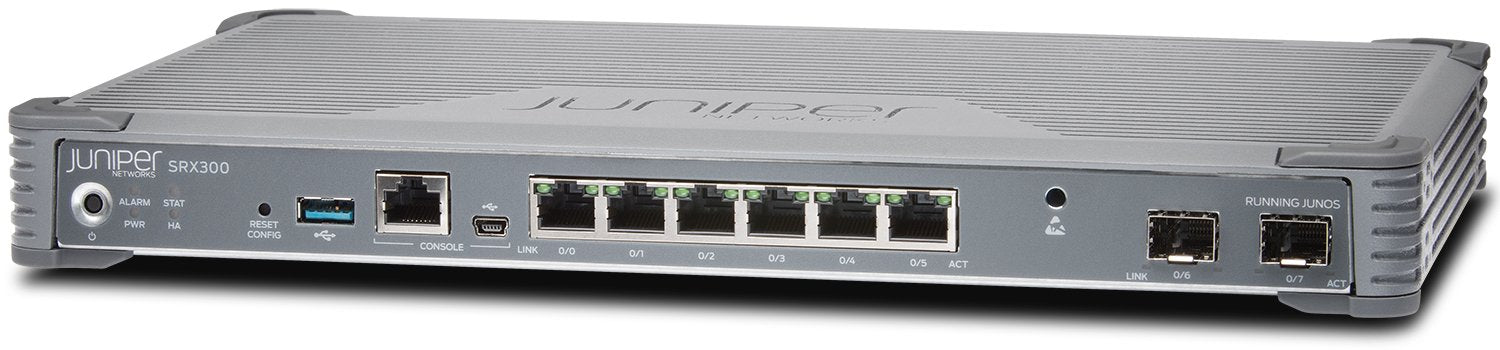 Juniper Networks SRX300 Services Firewall Gateway Security Appliance w/ AC Adapter - aloinfousa.com