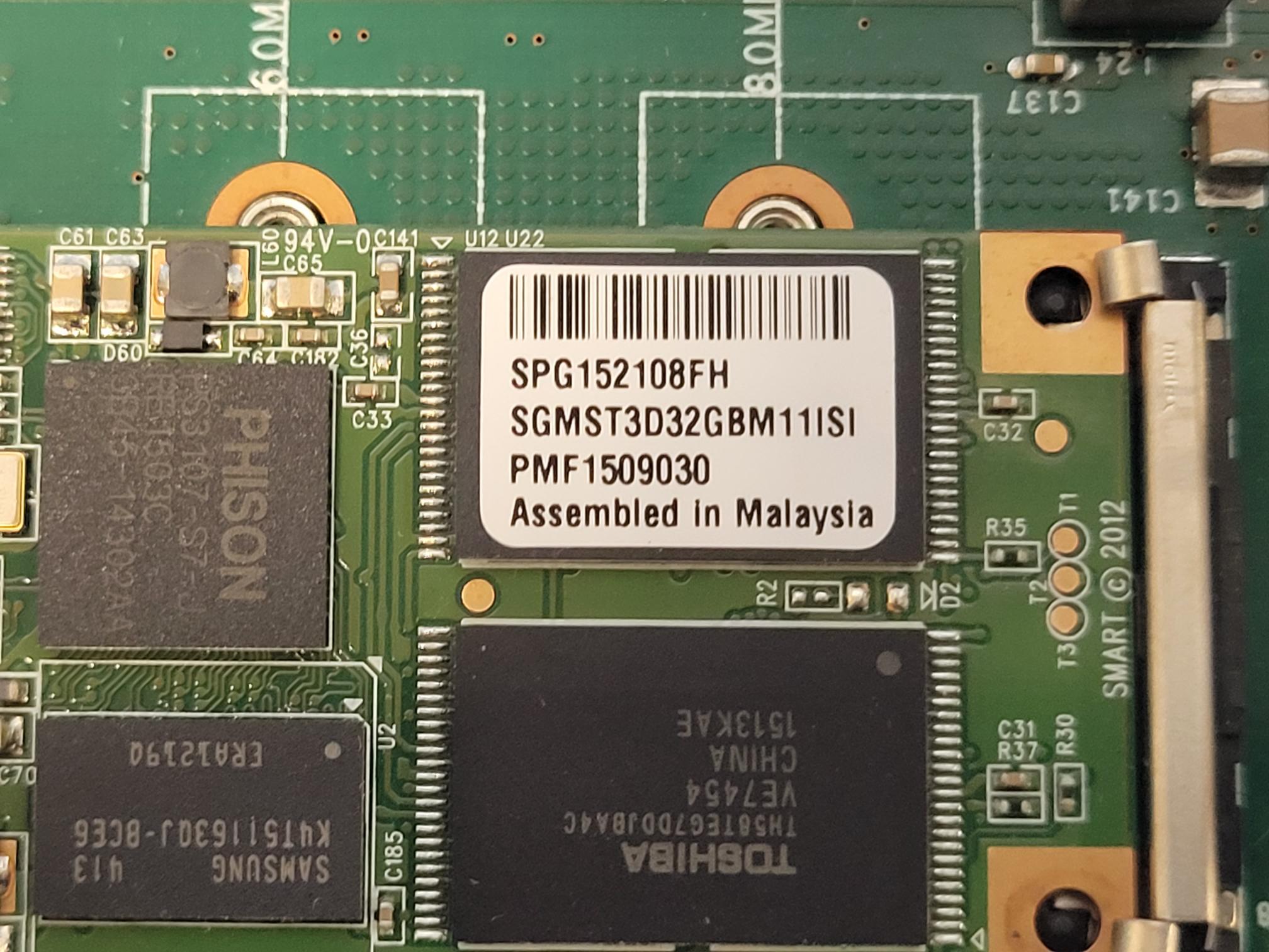 EMC Isilon mSATA SSD PCIe Boot Drive Carrier w/ 32GB SSD Installed 303-383-002A