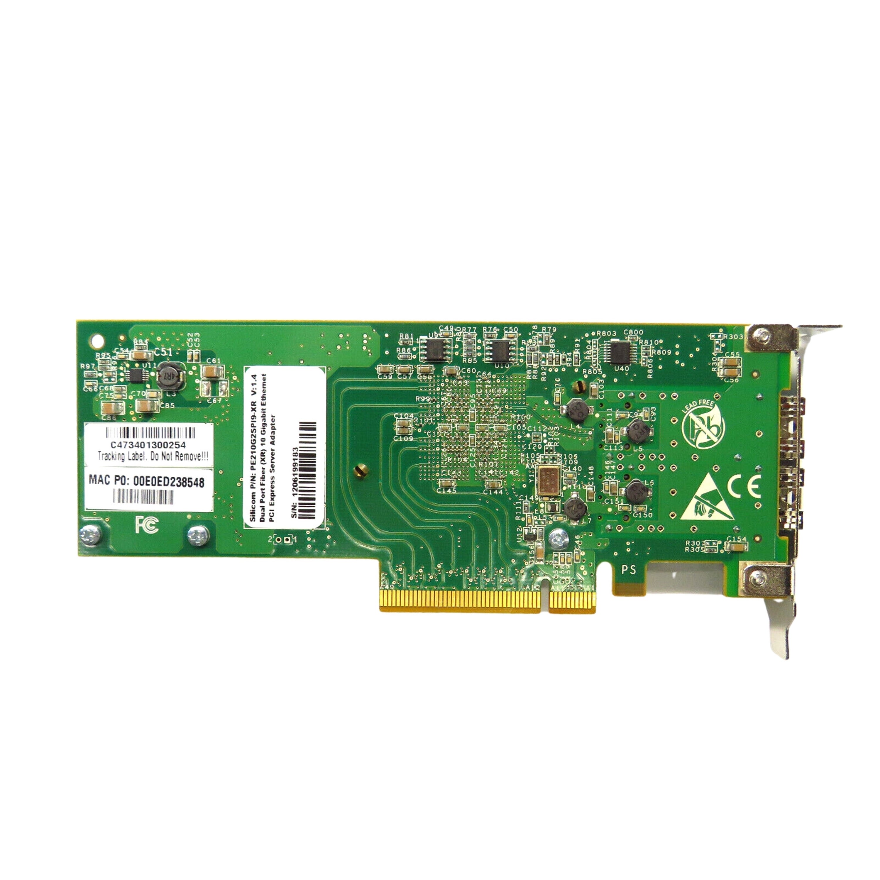 Silicom PE210G2SPI9-XR Dual Port Fiber XR 10 Gigabit Ethernet Server Adapter (Refurbished)
