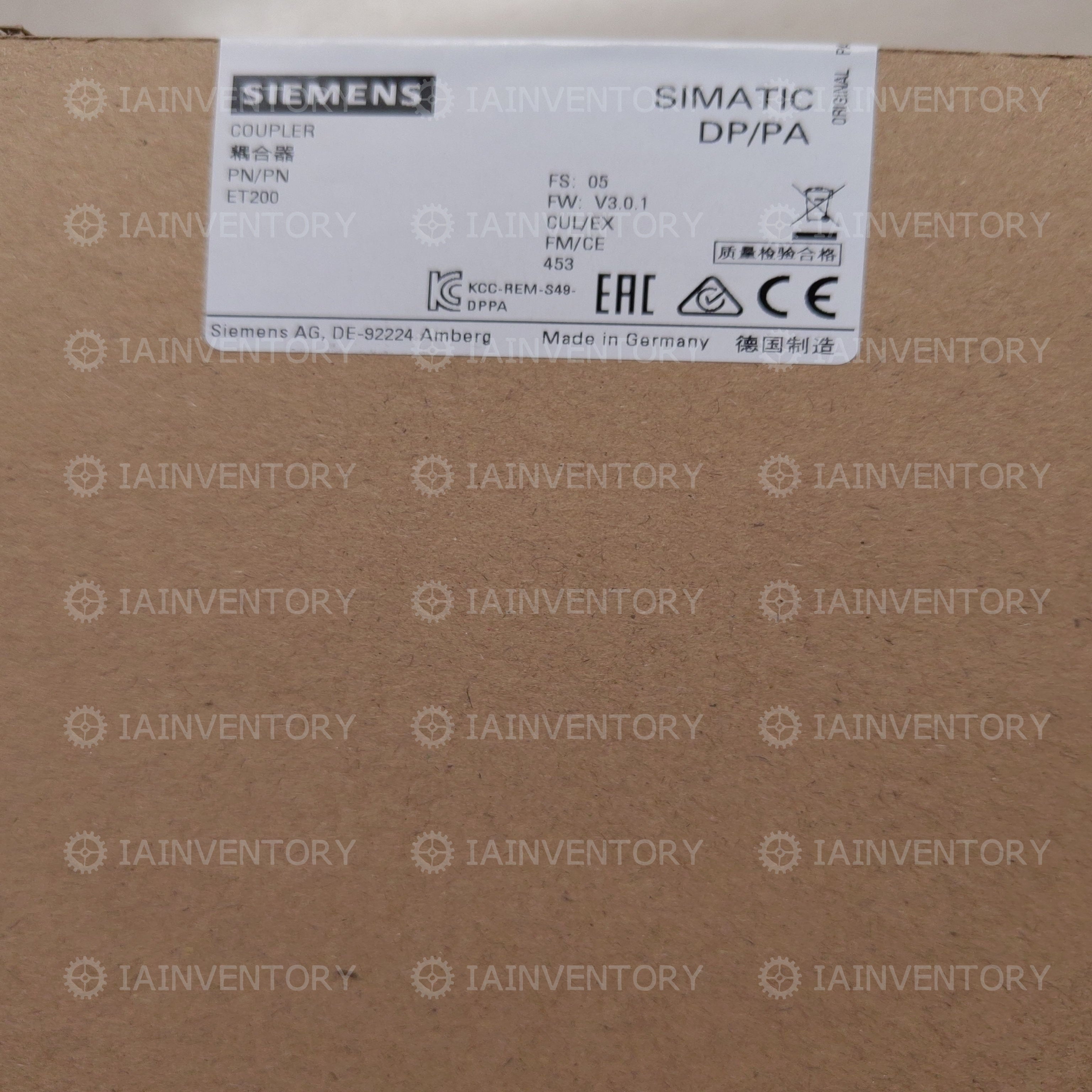 Siemens 6ES7 158-3AD01-0XA0 6ES7158-3AD01-0XA0