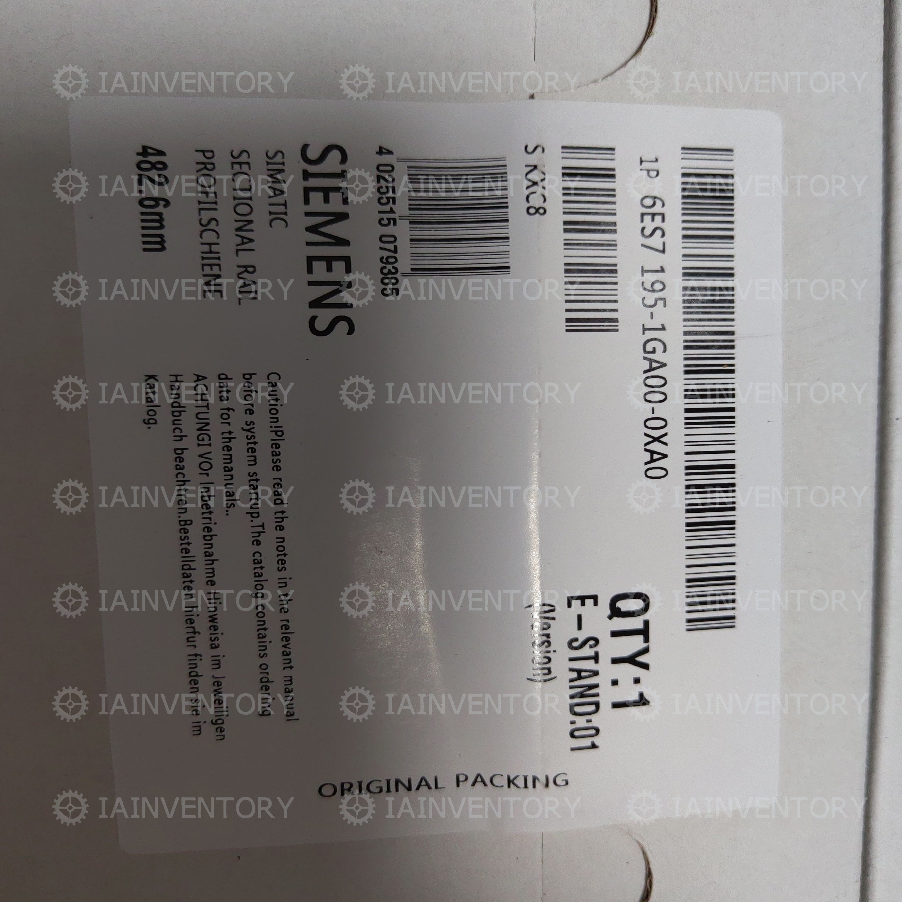 SIEMENS 6ES7195-1GA00-0XA0