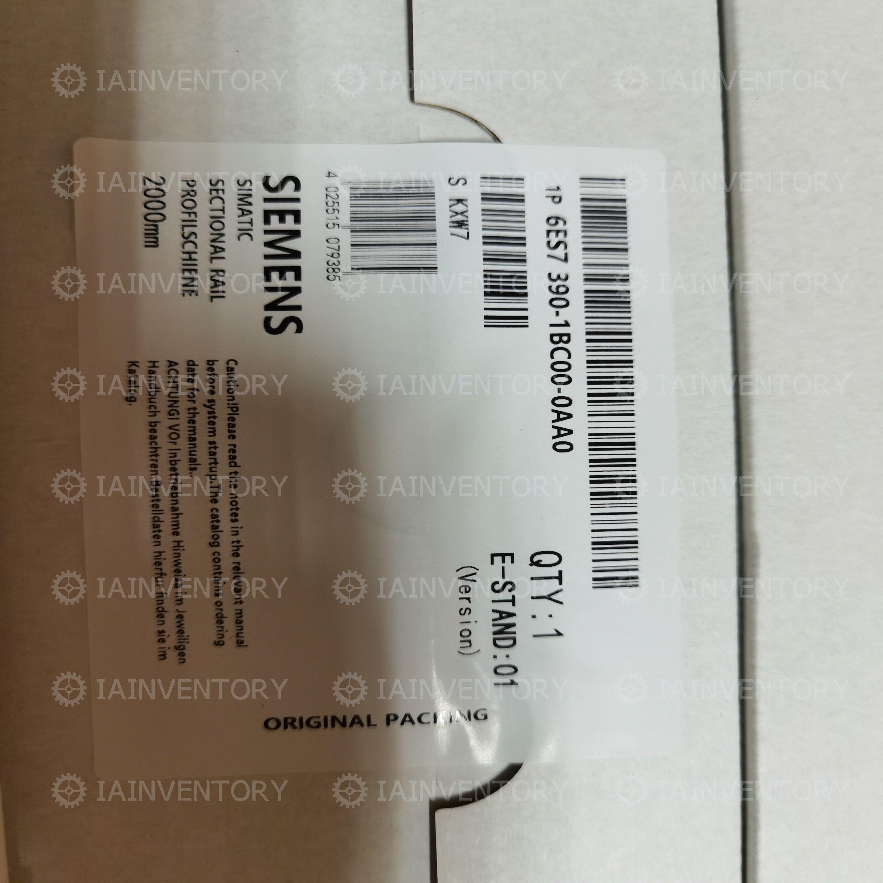 Siemens 6ES7390-1BC00-0AA0 6ES7 390-1BC00-0AA0