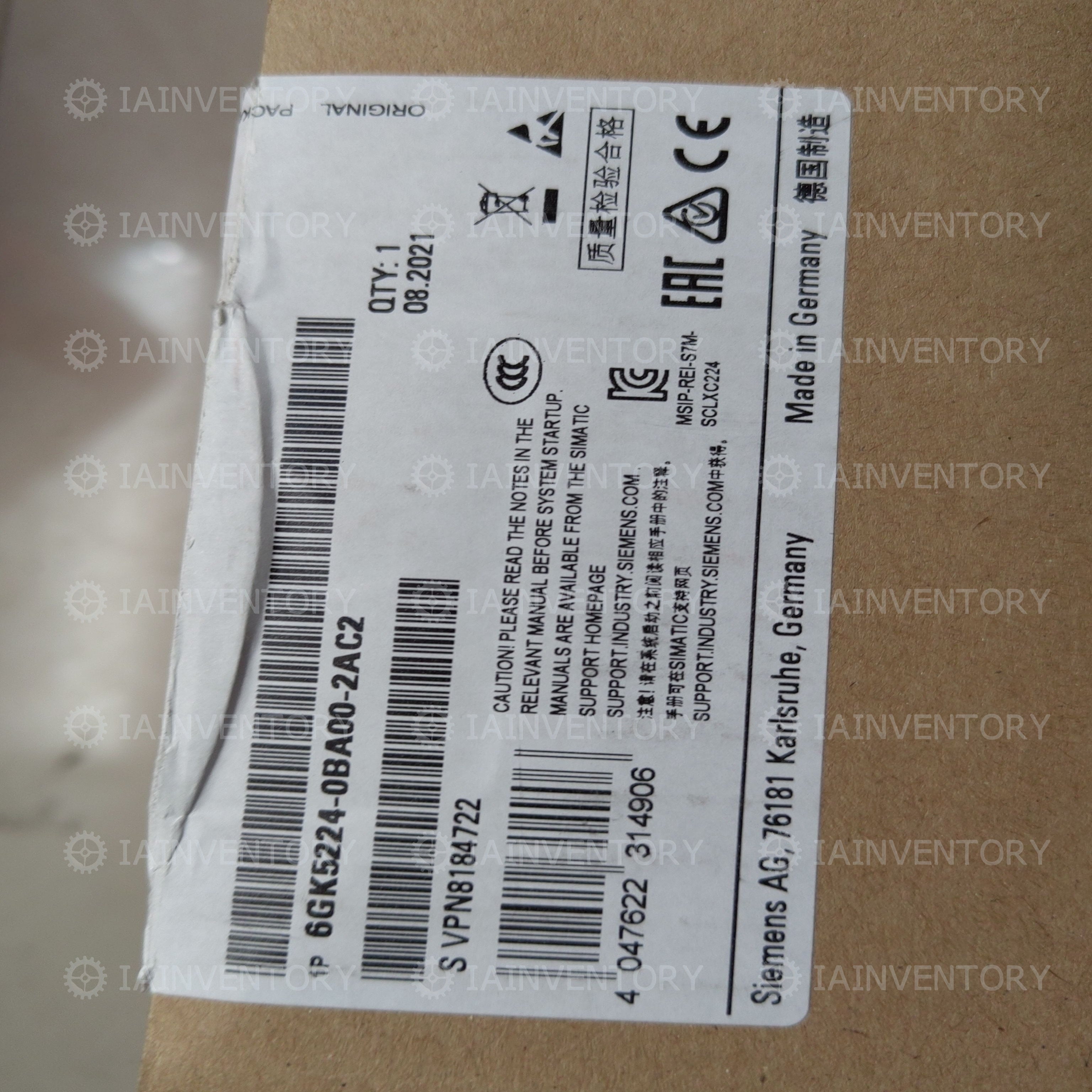 Siemens 6GK5224-0BA00-2AC2 XC224 2IE