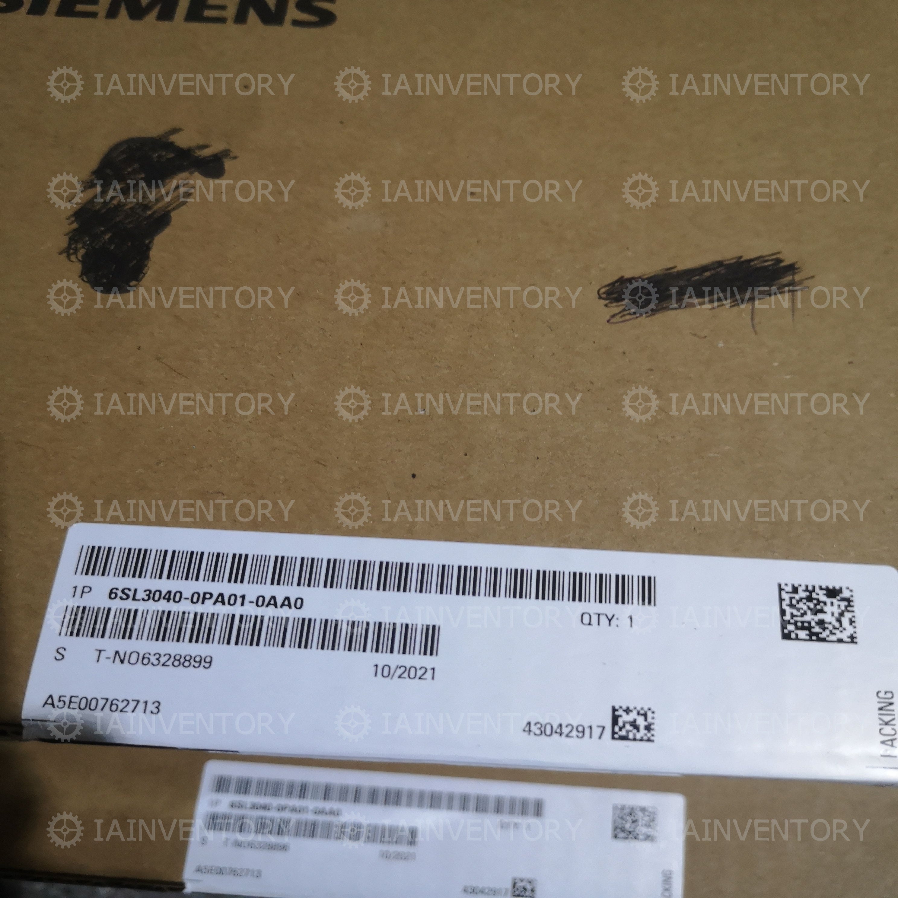 Siemens Sinamics 6SL3040-0PA01-0AA0 Control Unit Adapter