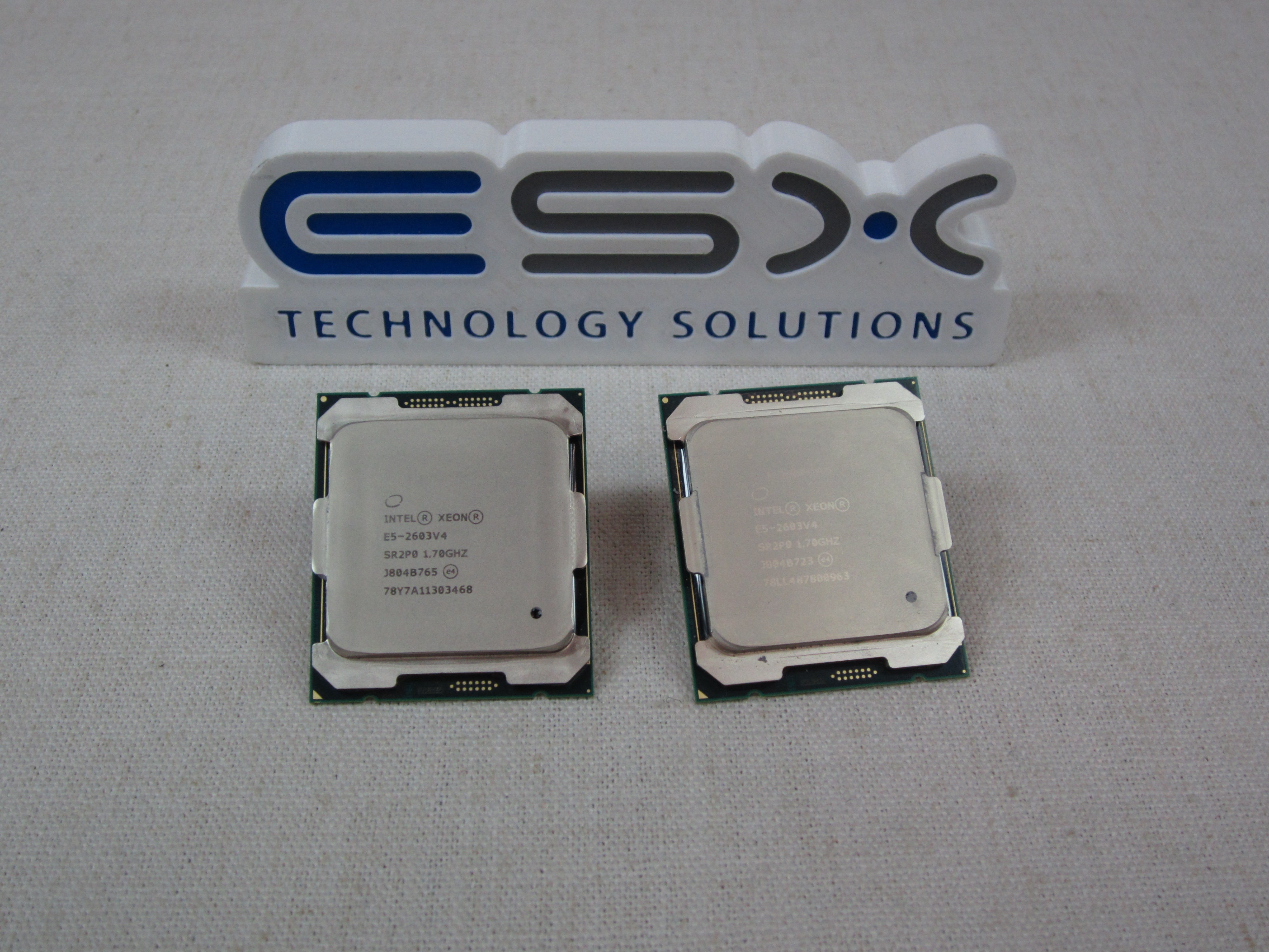 Lot of 2x Intel Xeon 6-Core E5-2603v4 @ 1.7GHz, 15MB LGA2011 Processor SR2P0 CPU