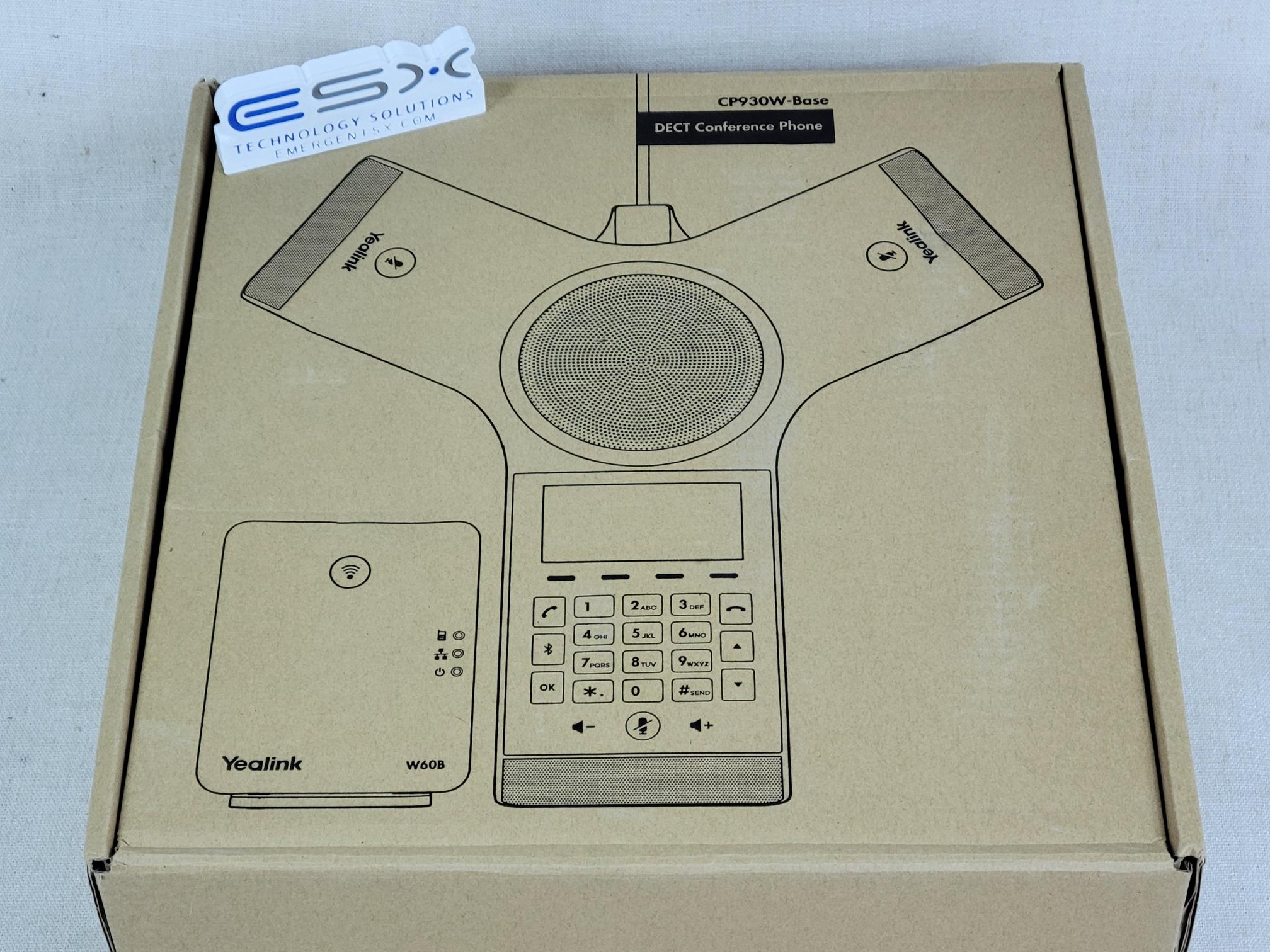In Factory Box Yealink - DECT Conference Phone and Accessories CP930W