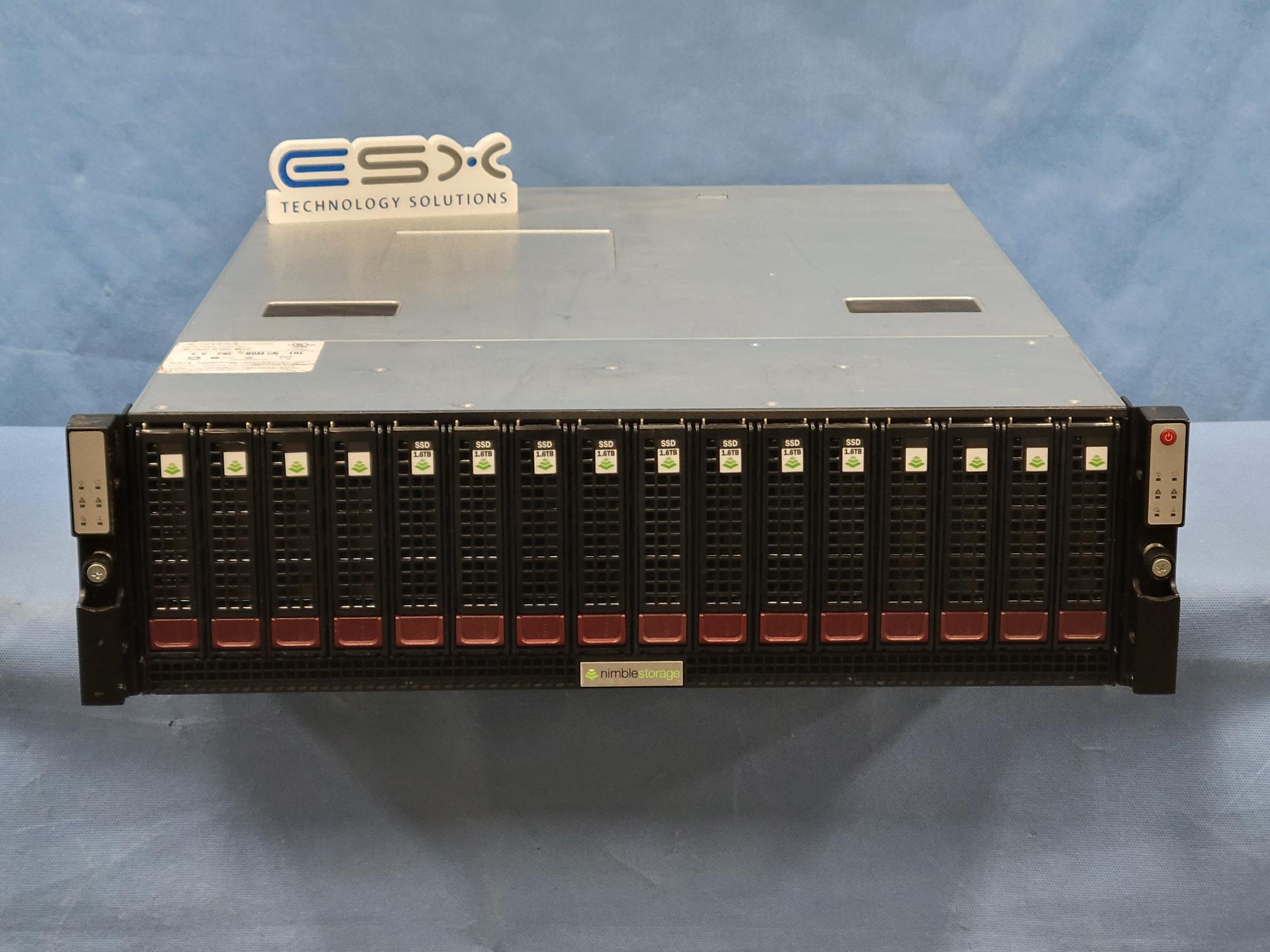 Nimble Gen 1 All Flash Expansion 3U, 16-Bay 12.8TB, 8 x 1.6TB SSD ES1-AFS-12800