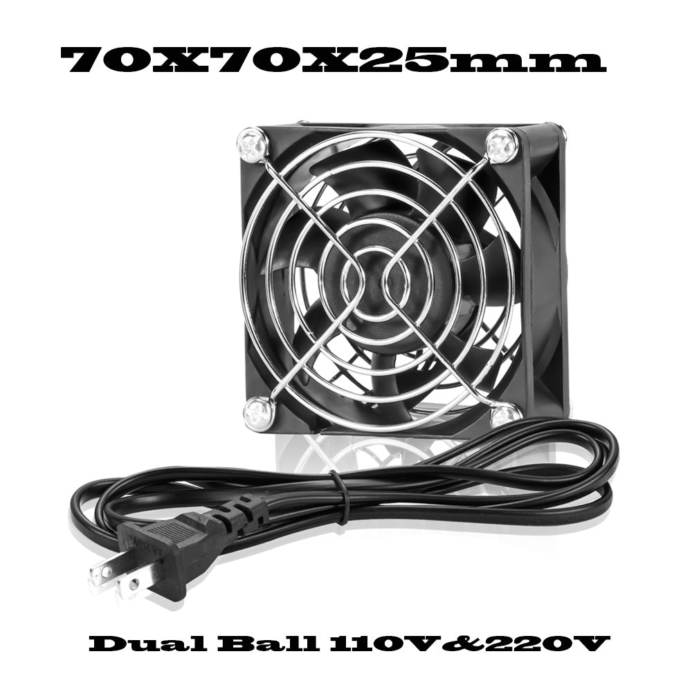 SXDOOL EC Axial Fan AC 115/230V 60mm / 70mm / 80mm / 92mm / 120mm / 172mm Series with Power Cord