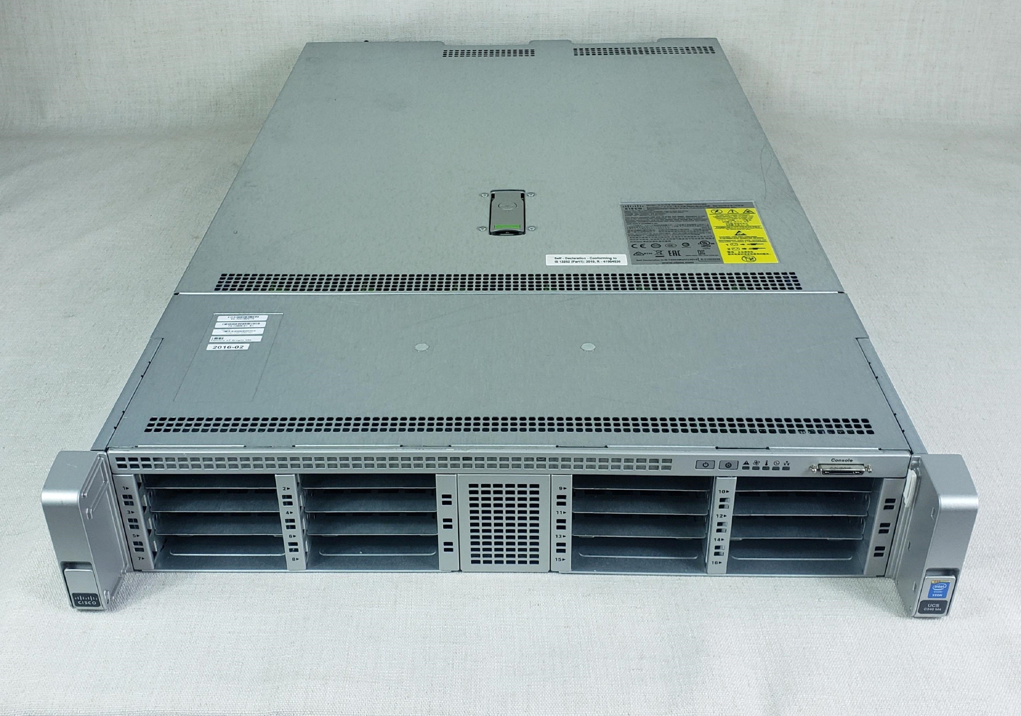 Cisco UCSC-C240-M4S2 2U 16x 2.5” Server 2x 14Core E5-2697v3 2.6GHz CPU 128GB RAM