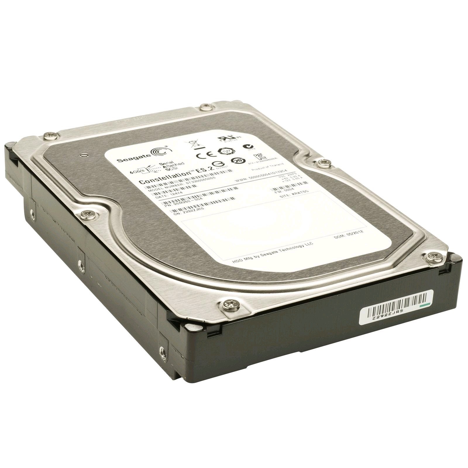 Seagate Constellation ES 1 TB 7200 RPM SAS 2.0 6 GB/s 16 MB Cache 3.5-Inch Hard Drive - ST31000424SS
