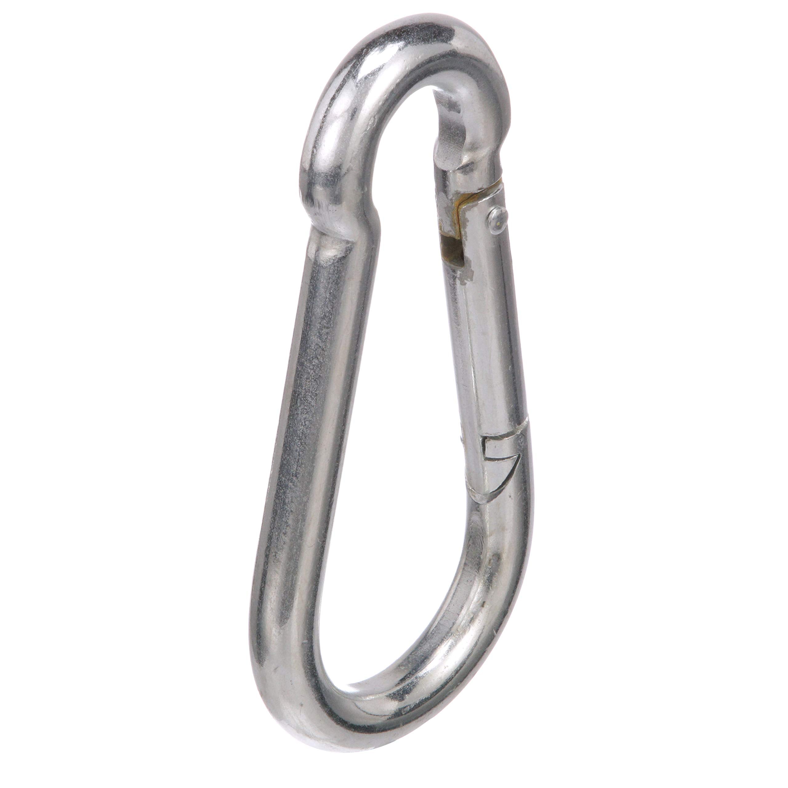 Seachoice 50-36841 Zinc Plated Steel Safety Spring Hook 7/16" x 4-3/4"