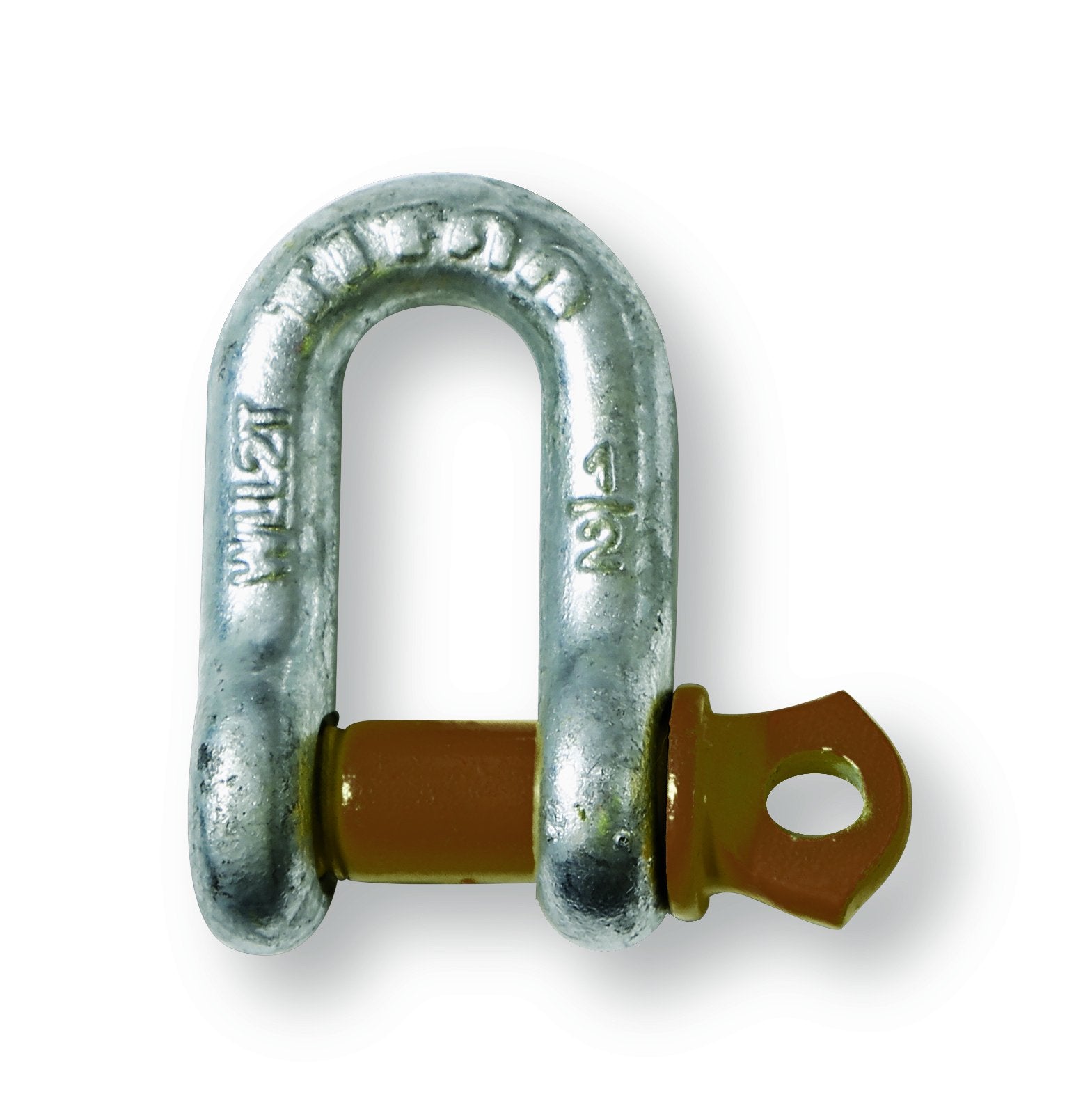 Titan Chain 10319064 Hot Galvanized D Shackle, 3/8"