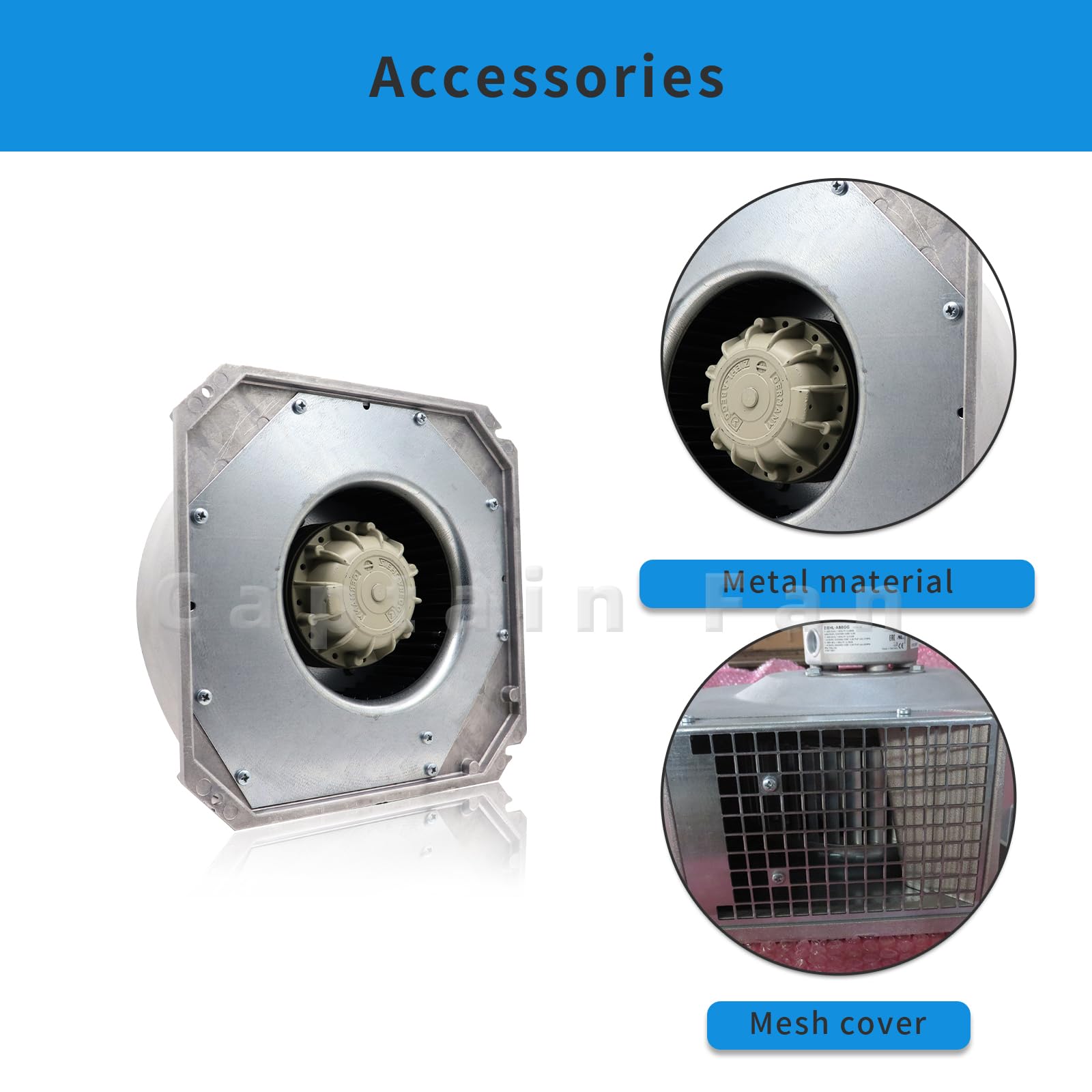 Original Ziehl-abegg RF22P-2DK.3F.5R 400V for Siemens Inverter Centrifugal Fans