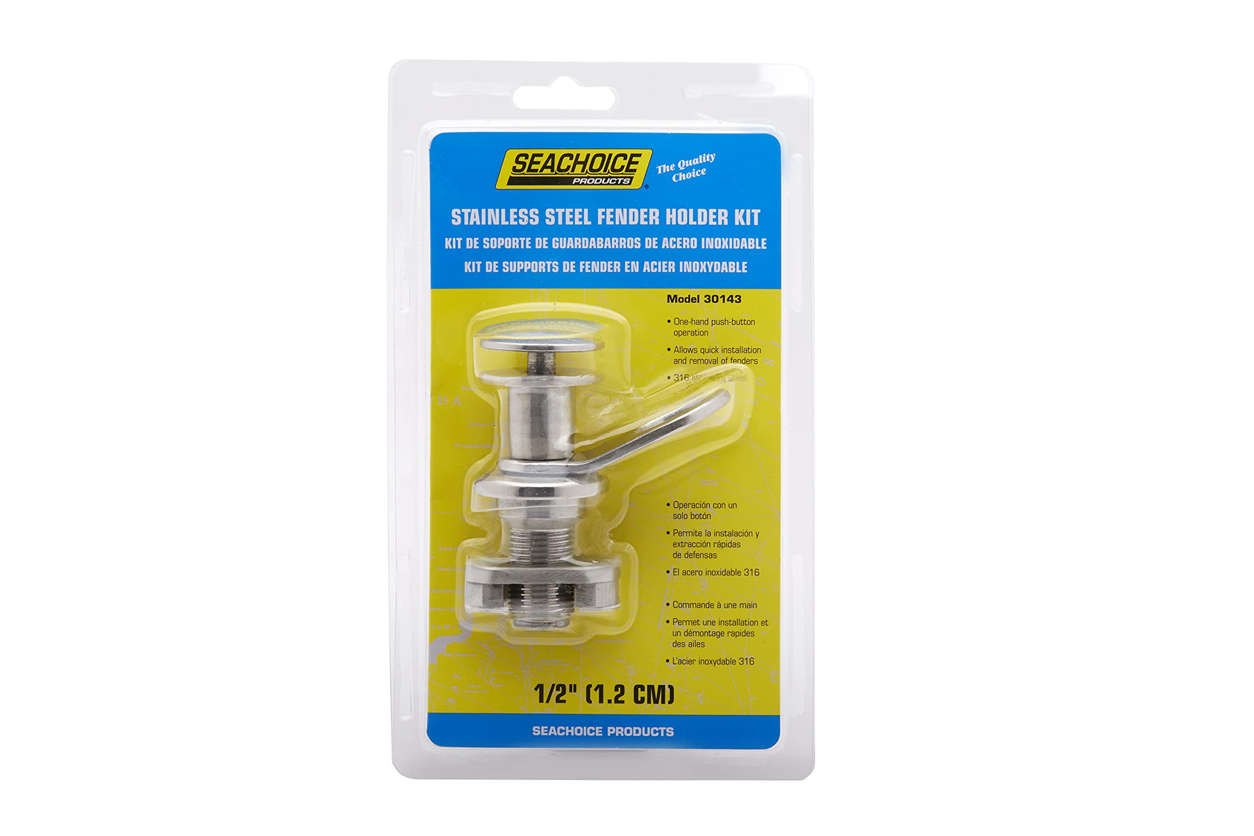 Seachoice Stainless Steel Fender Holder Kit
