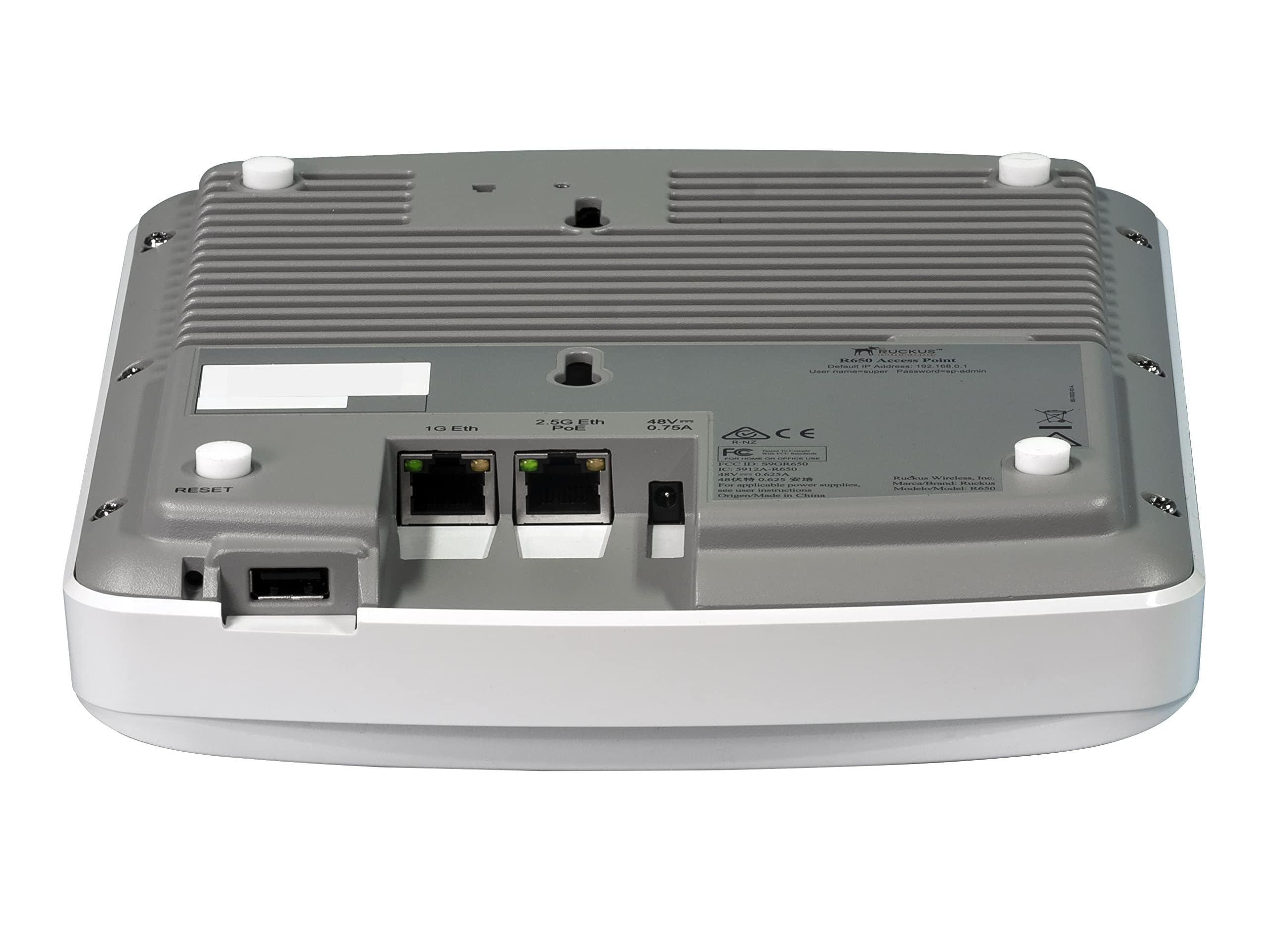 Ruckus Wireless 901-R650-US00 R650 Dual-band Wrls 802.11ax Wireless Access Point