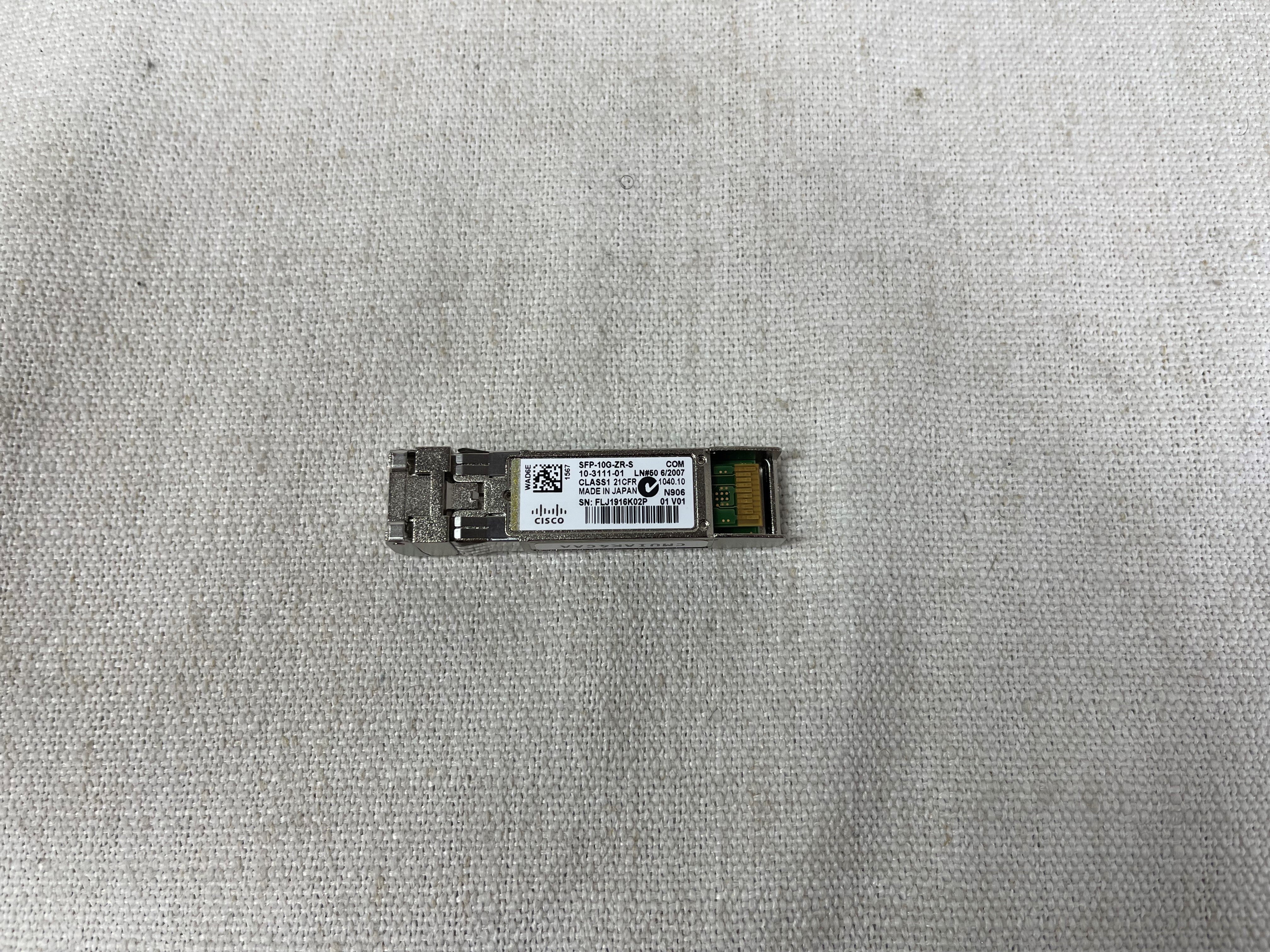 Genuine Cisco SFP-10G-ZR-S 10GBASE-ZR SFP Transceiver Module