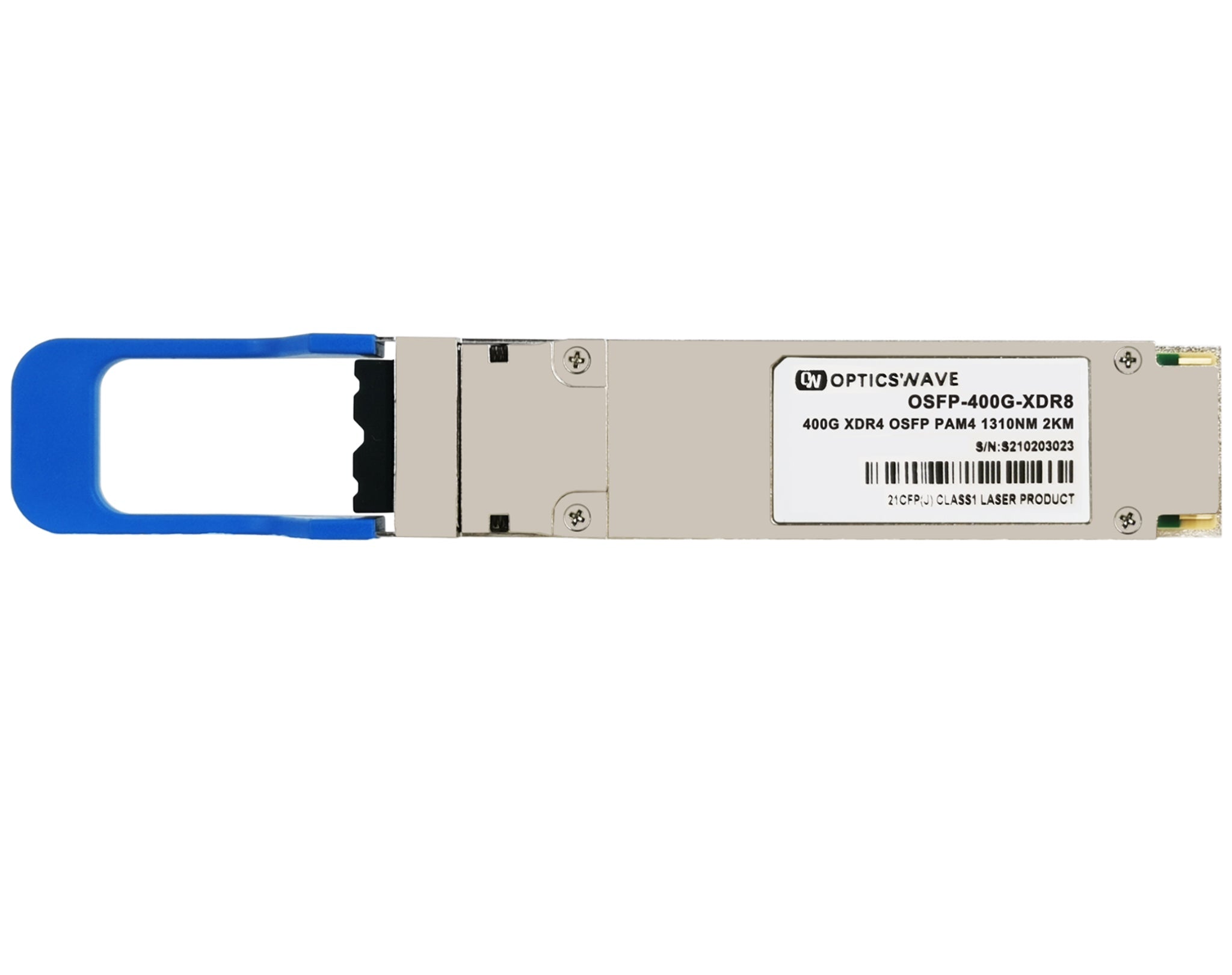 400GBASE-XDR4 OSFP56 Finned Top PAM4 1310nm 2km DOM Optical Transceiver Module