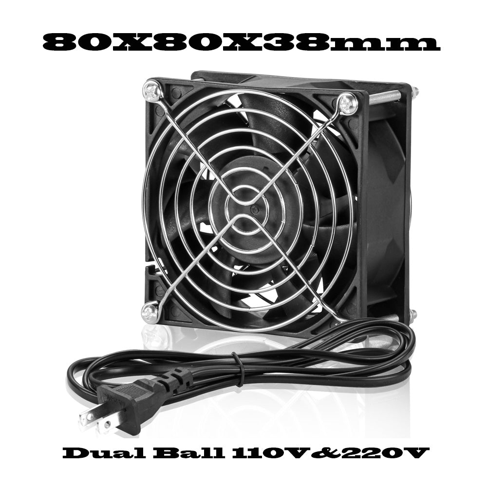 SXDOOL EC Axial Fan AC 115/230V 60mm / 70mm / 80mm / 92mm / 120mm / 172mm Series with Power Cord