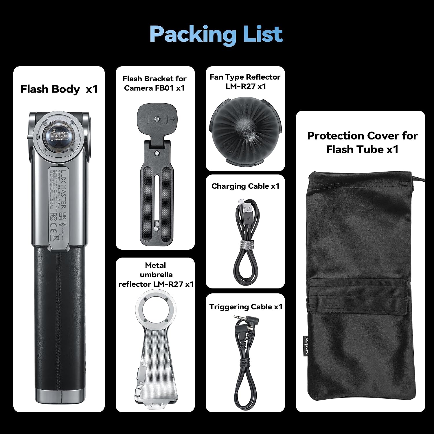 Godox Lux Master Retro Camera Flash