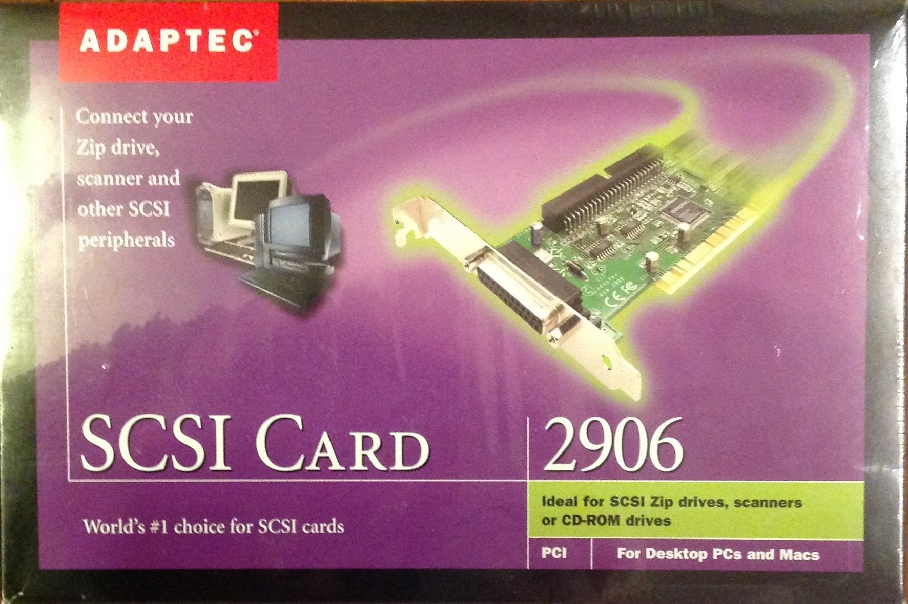 Adaptec 2906 SCSI PCI Kit with Windows and Mac Support
