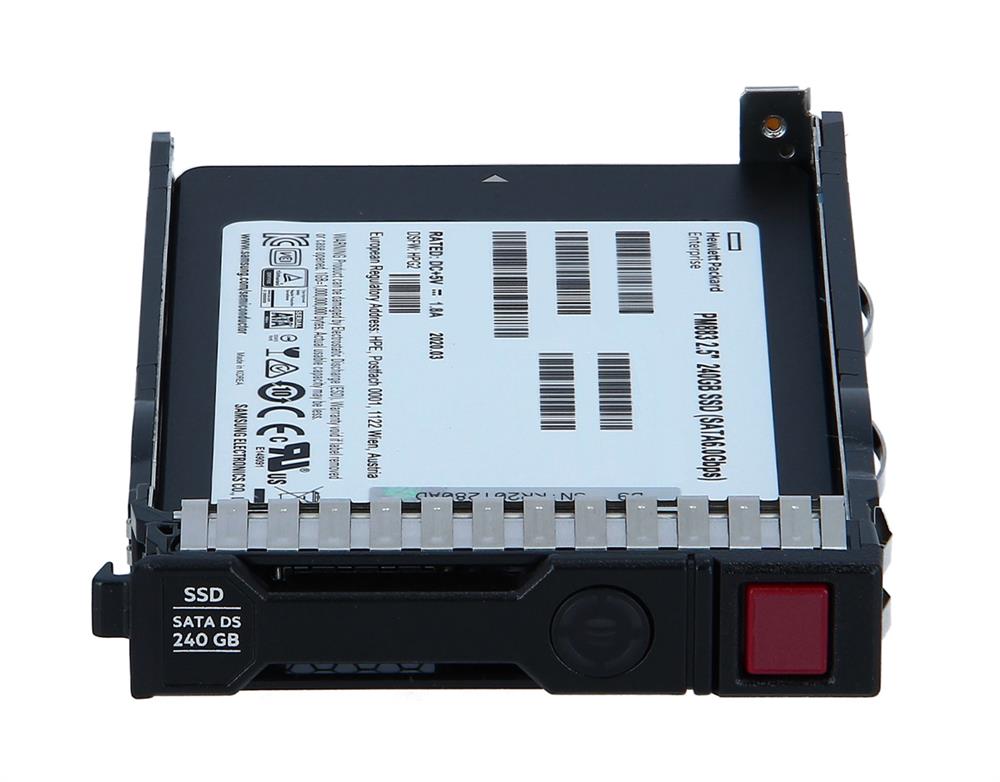 875483-K21 HPE 240GB SATA 6Gbps Hot Swap Mixed Use DS 2.5-Inch Solid State Drive with Smart Carrier