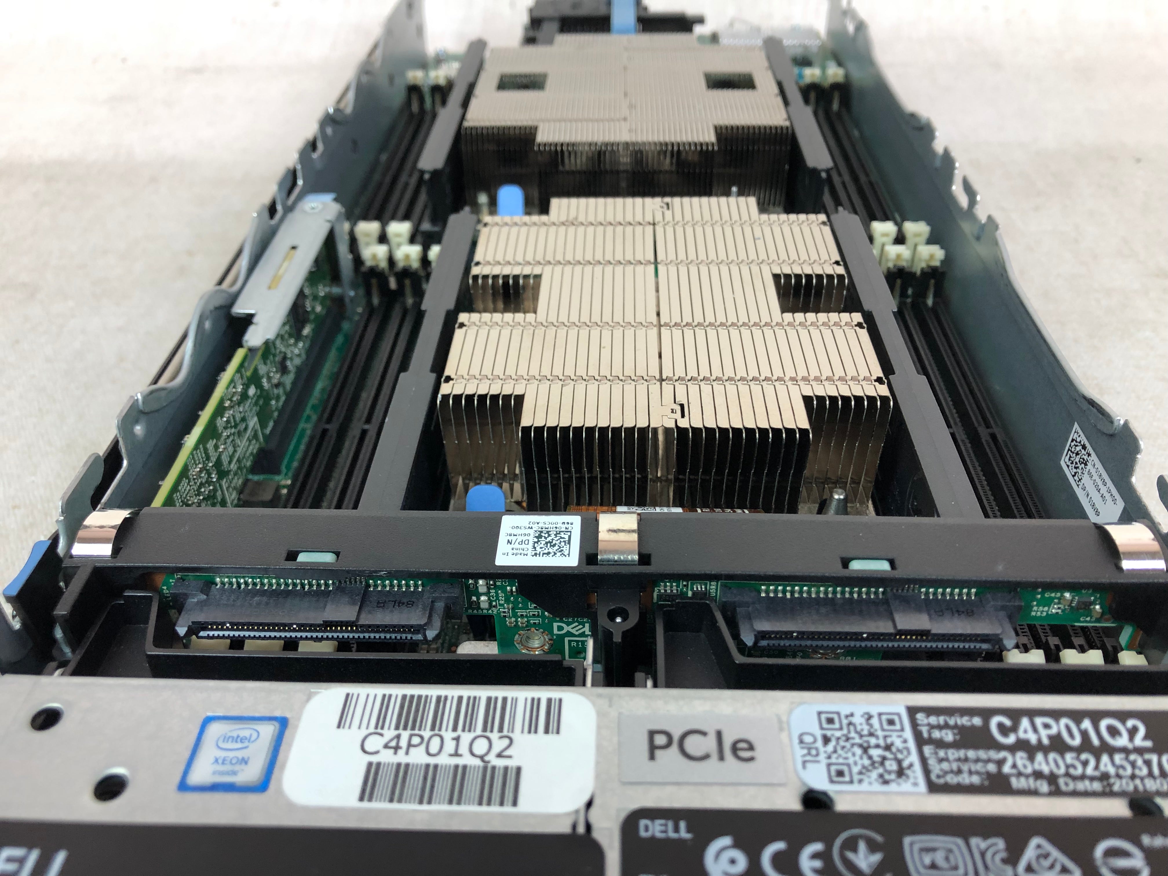 Dell PowerEdge M640 Blade Server - 2x 16C Gold 6130 2.1GHz, 256GB, 2x 480GB SSD
