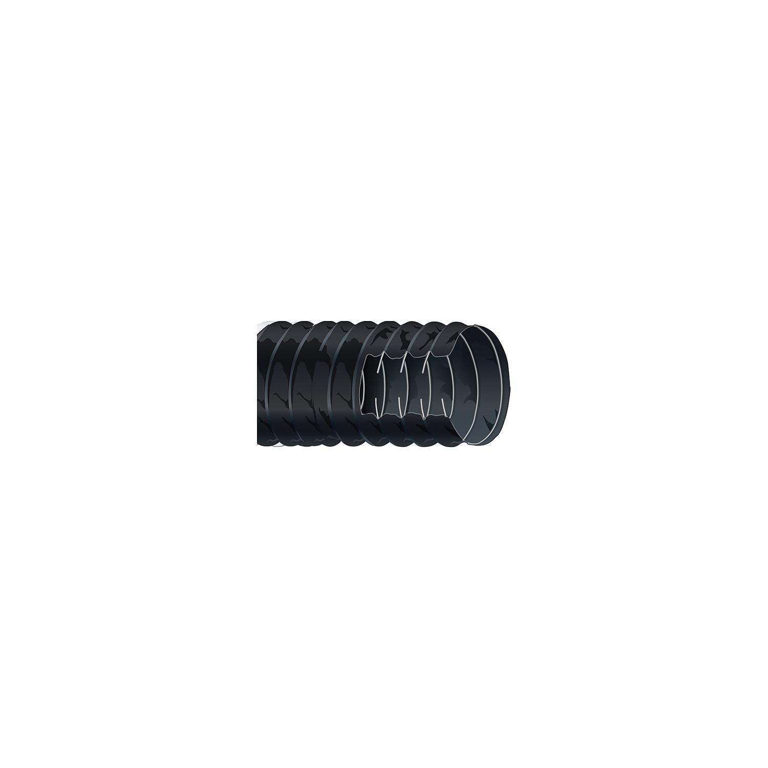 Shield 16-402-4003-1 Shields Marine Series 400 & 402 Vinylvent Ducting Hose, Black