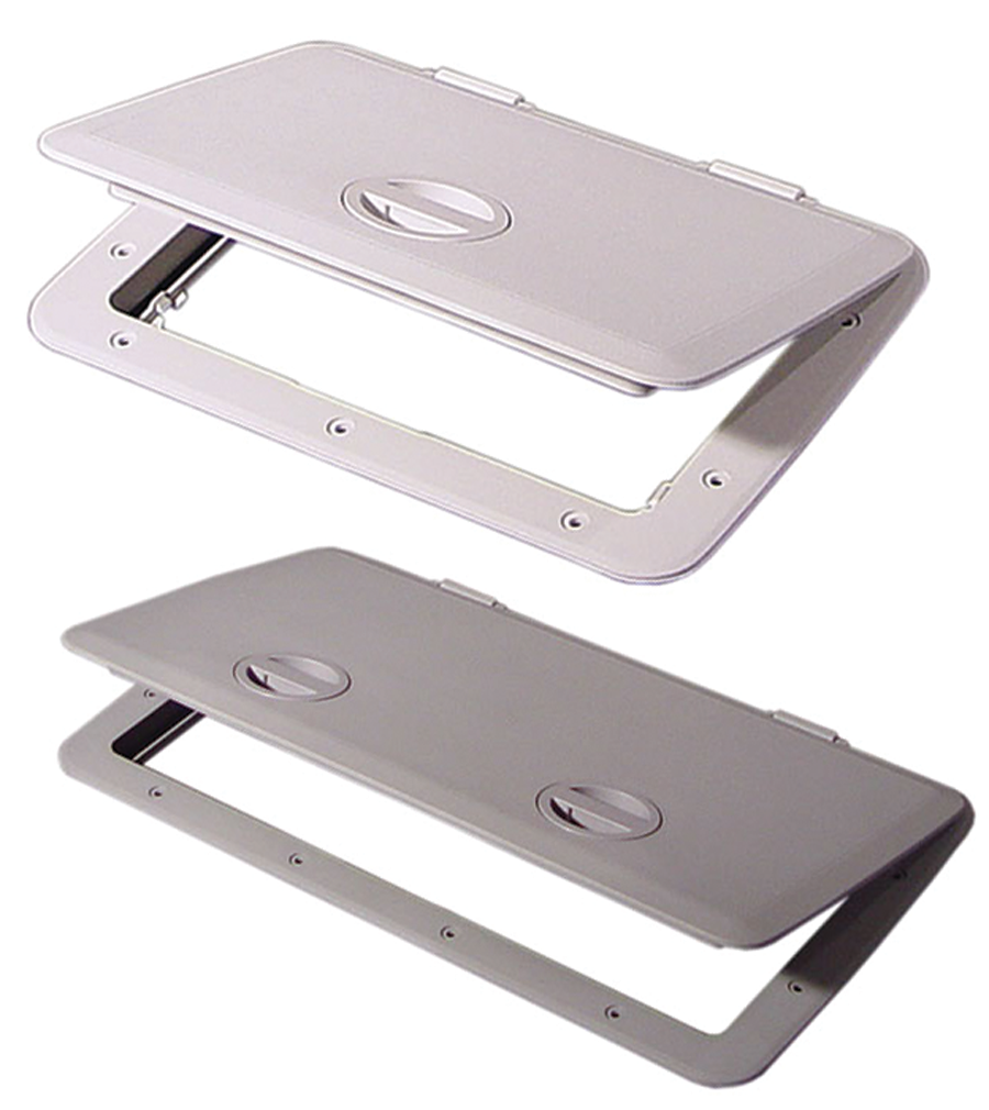 Tempress 44333 1115 Access Hatch w/Cam Latch, Dark Grey