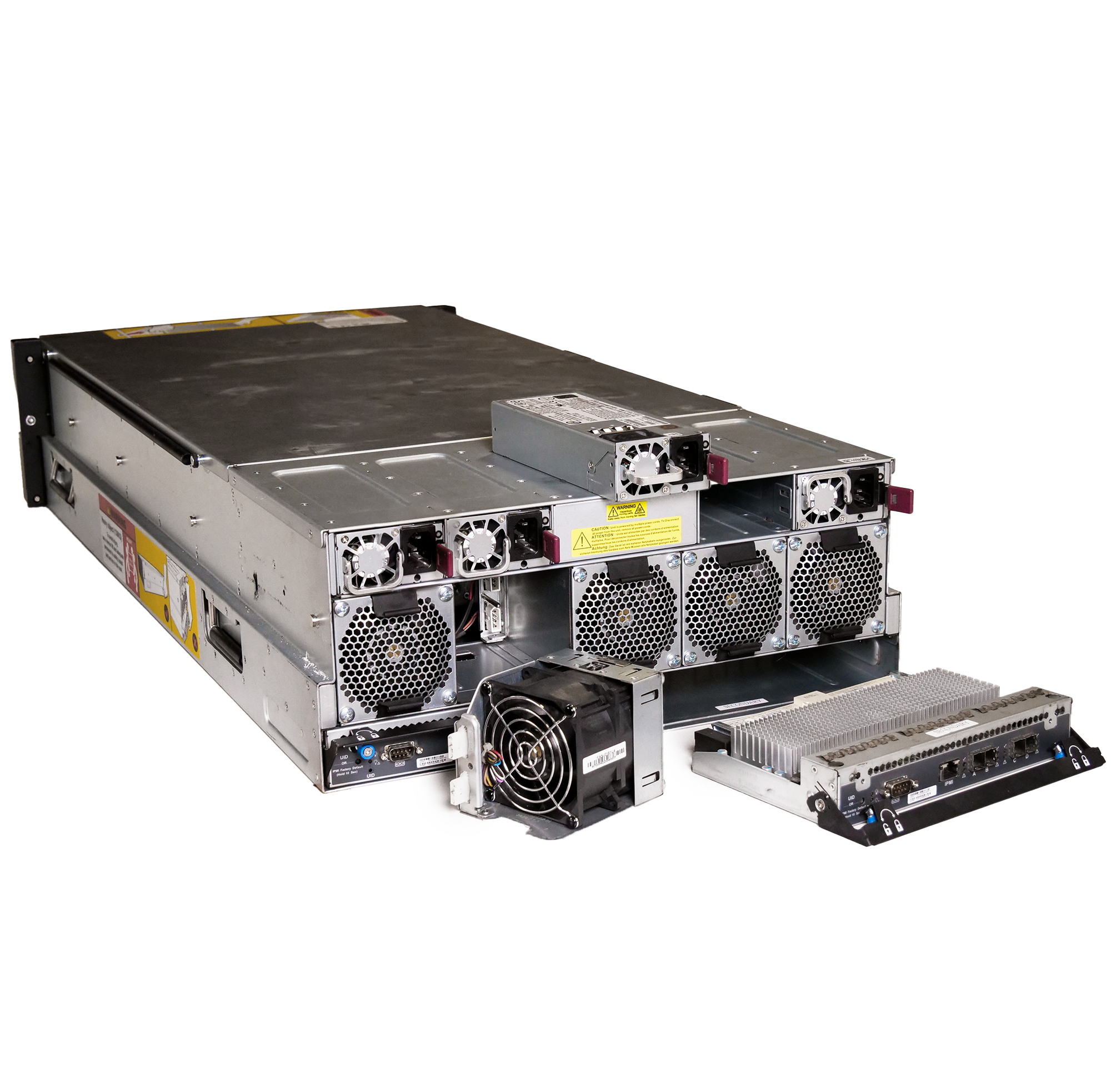 Supermicro SuperChassis 90-Bay SATA/SAS JBOD 4U Rackmount Top-Load Disk Shelf Storage Array 946ED-R2KJBOD | 90-Bay JBOD Enclosure | Up to 2.5PB (Refurbished)