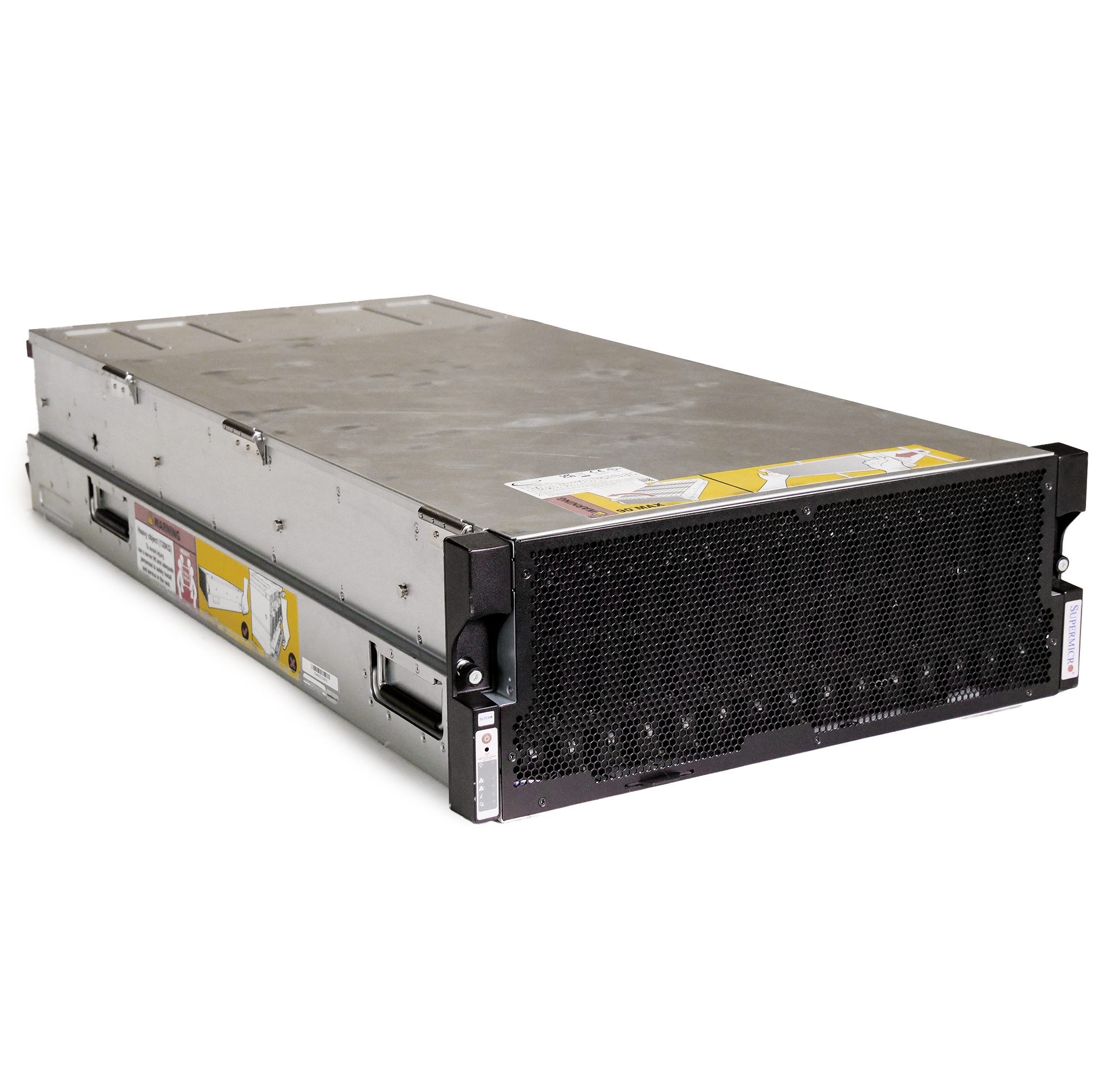 Supermicro SuperChassis 90-Bay SATA/SAS JBOD 4U Rackmount Top-Load Disk Shelf Storage Array 946ED-R2KJBOD | 90-Bay JBOD Enclosure | Up to 2.5PB (Refurbished)
