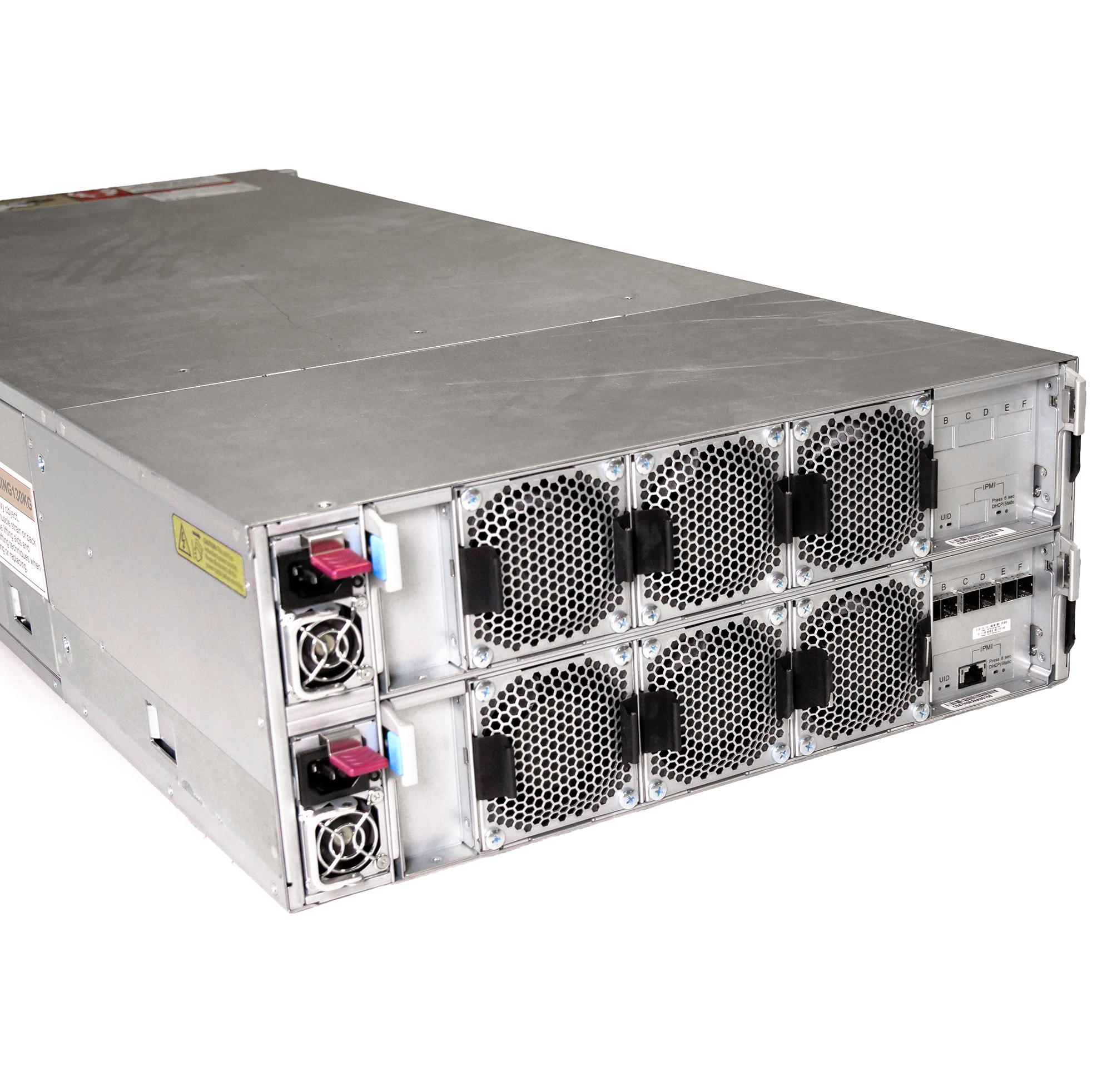 Supermicro SuperChassis 90-Bay SATA JBOD 4U Rackmount Front-Load Disk Shelf Storage Array 947HE1C-R2K05 | 90-Bay Data Center JBOD Enclosure | Up to 2.5PB (Refurbished)