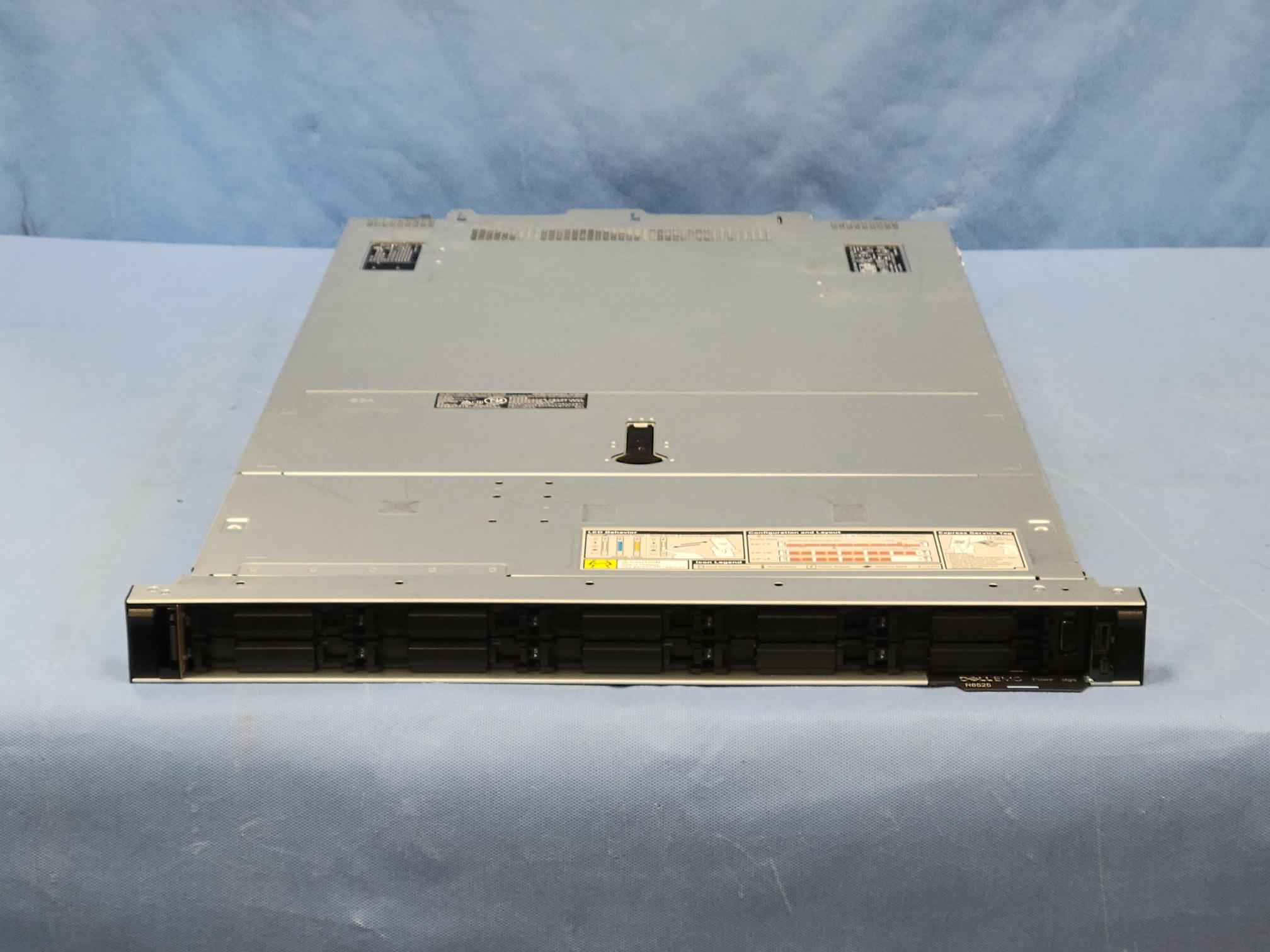 Dell PowerEdge R6525 Server 2x EPYC 24C 7F72 3.2GHz 256GB RAM H345 iDRAC 2x PSU