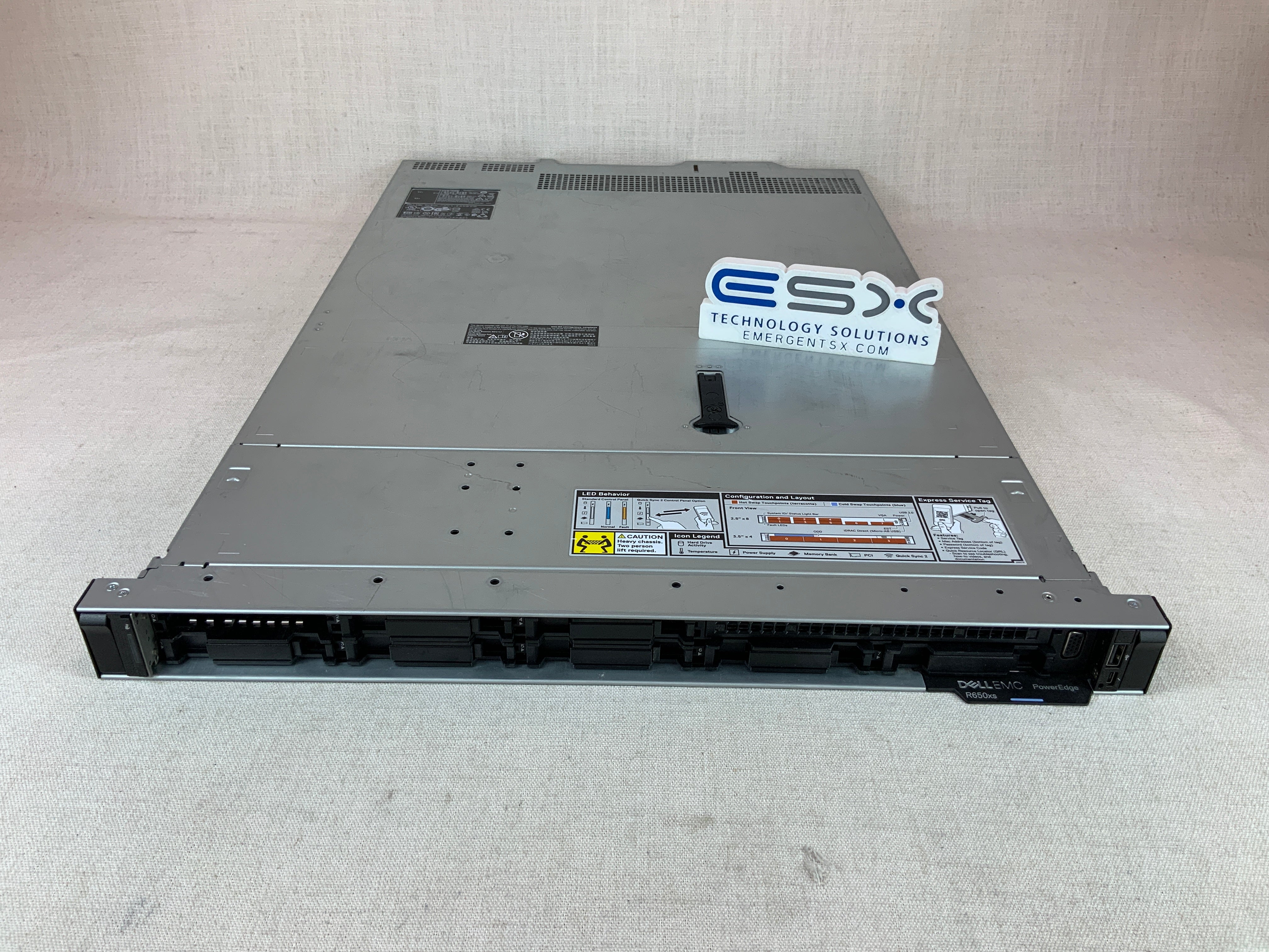 Dell PowerEdge R650XS 8x 2.5" 1U CTO Server - 2x Heatsink, 2x 1400W, iDRAC