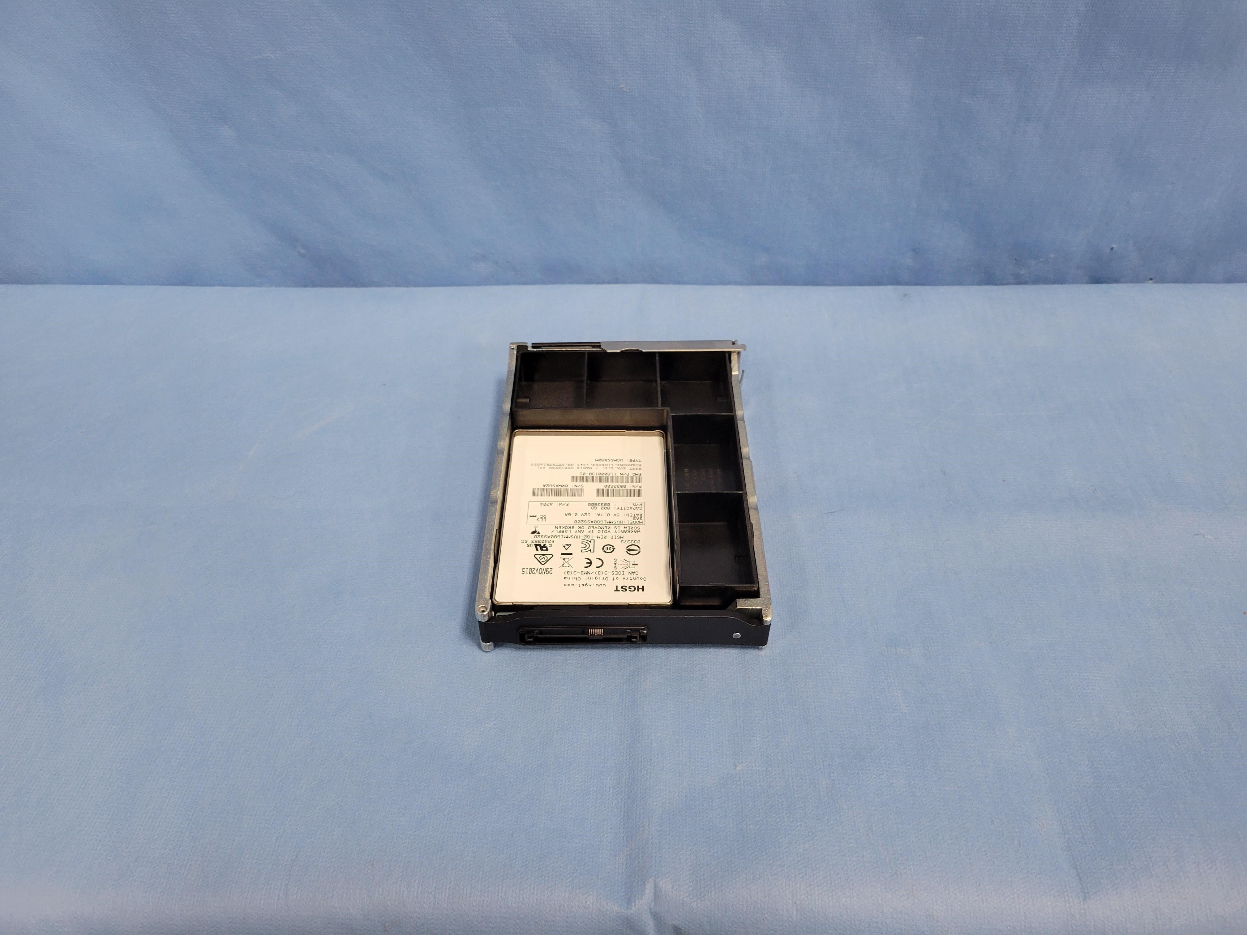 EMC Isilon HGST 800GB 2.5" SAS SSD for HD400 PN: 005051651