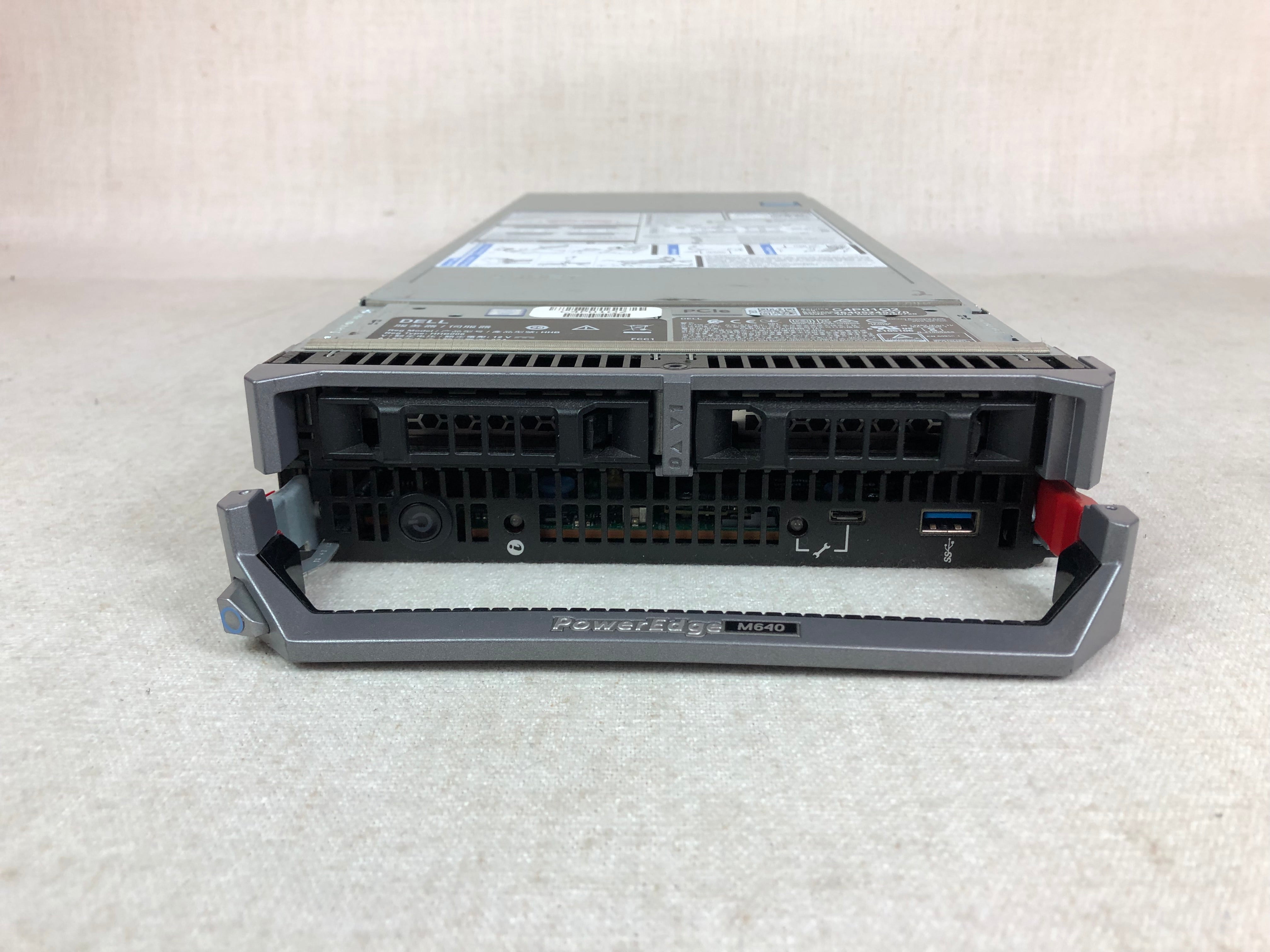 Dell PowerEdge M640 Blade Server - 2x 4C Gold 5222 3.8GHz, 768GB, 2x 480GB SSD
