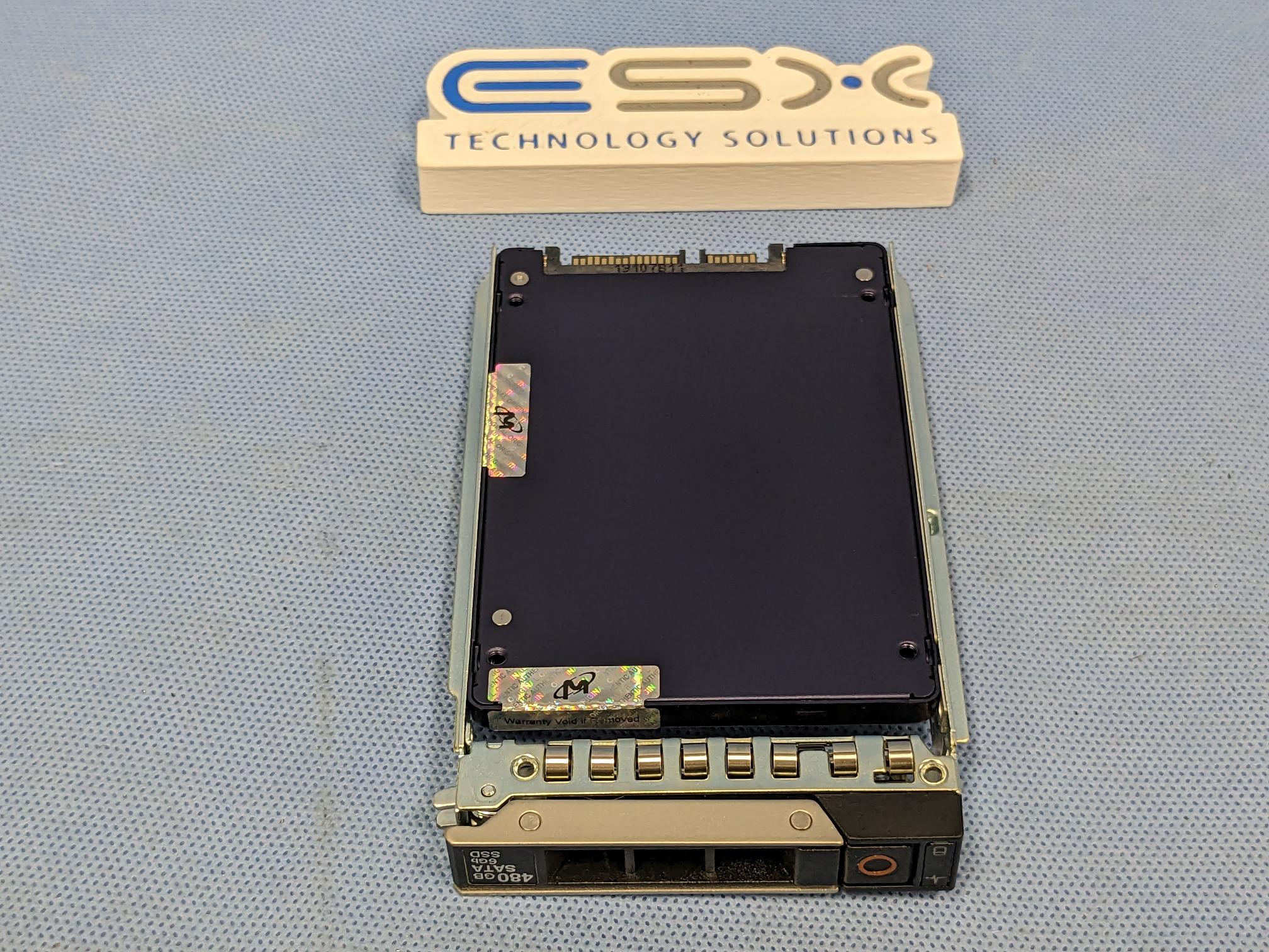 Dell D35F3 480GB 6Gb/s 2.5” SATA SSD Micron 5200 Max MTFDDAK480TDN