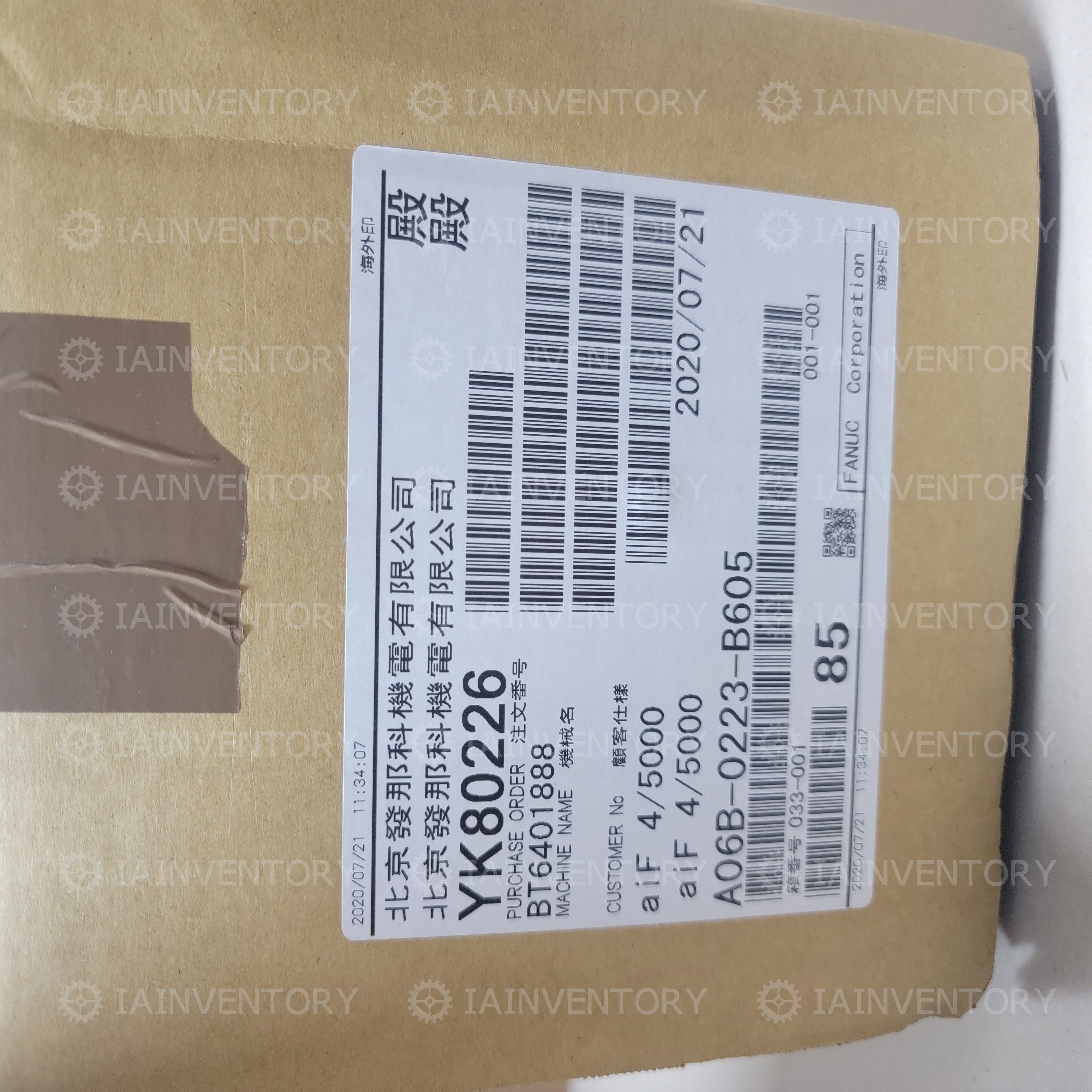 A06B-0223-B605 For Fanuc AC SERVO MOTOR