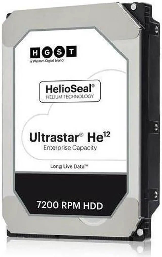 Alt view image 2 of 6 - HGST Ultrastar He12 0F30141 12TB 7200 RPM 256MB Cache SATA 6.0Gb/s 3.5" Hard Drives Bare Drive