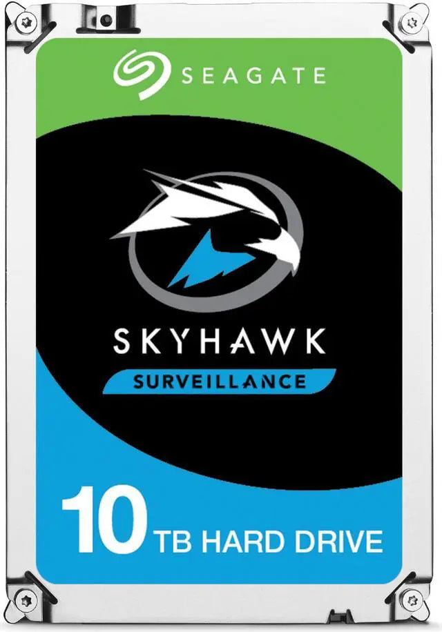 Seagate SkyHawk AI ST10000VE0008 10TB 7200 RPM 256MB Cache SATA 6.0Gb/s 3.5" Internal Hard Drive Bare Drive