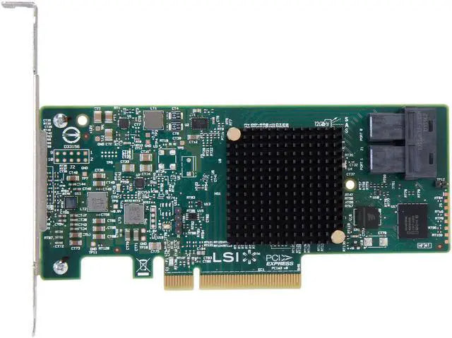 LSI 9300-8i PCI-Express 3.0 SATA-SAS 8-Port SAS3 12Gb/s HBA - Single-Avago Technologies
