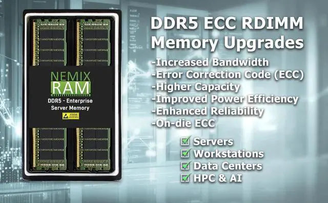 Alt view image 4 of NEMIX RAM 32GB (1X32GB) DDR5 4800MHZ