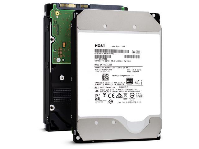 Main image of HGST Ultrastar He10 10TB 7200 RPM SAS 12Gb/s 3.5-Inch Enterprise Hard Drive HUH721010AL4200