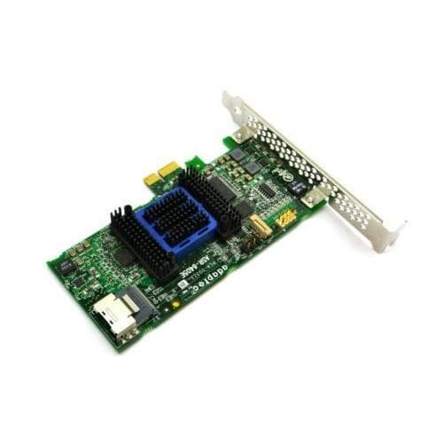ADAPTEC ASR-6405E 128MB SATA/SAS PCI-E RAID STORAGE CONTROLLER CARD 2271700-R Placa 799789528217-FoxTI
