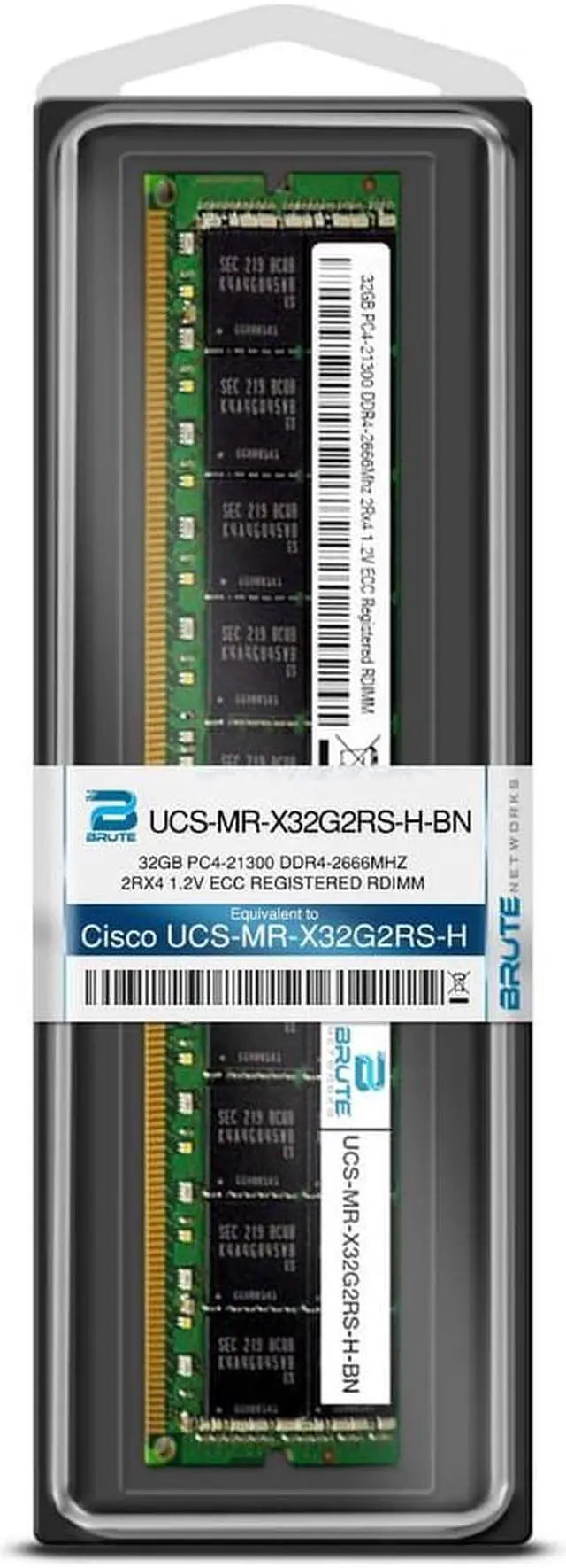 Alt view image 3 of 6 - UCS-MR-X32G2RS-H - Cisco Compatible 32GB PC4-21300 DDR4-2666Mhz 2Rx4 1.2v ECC Registered RDIMM