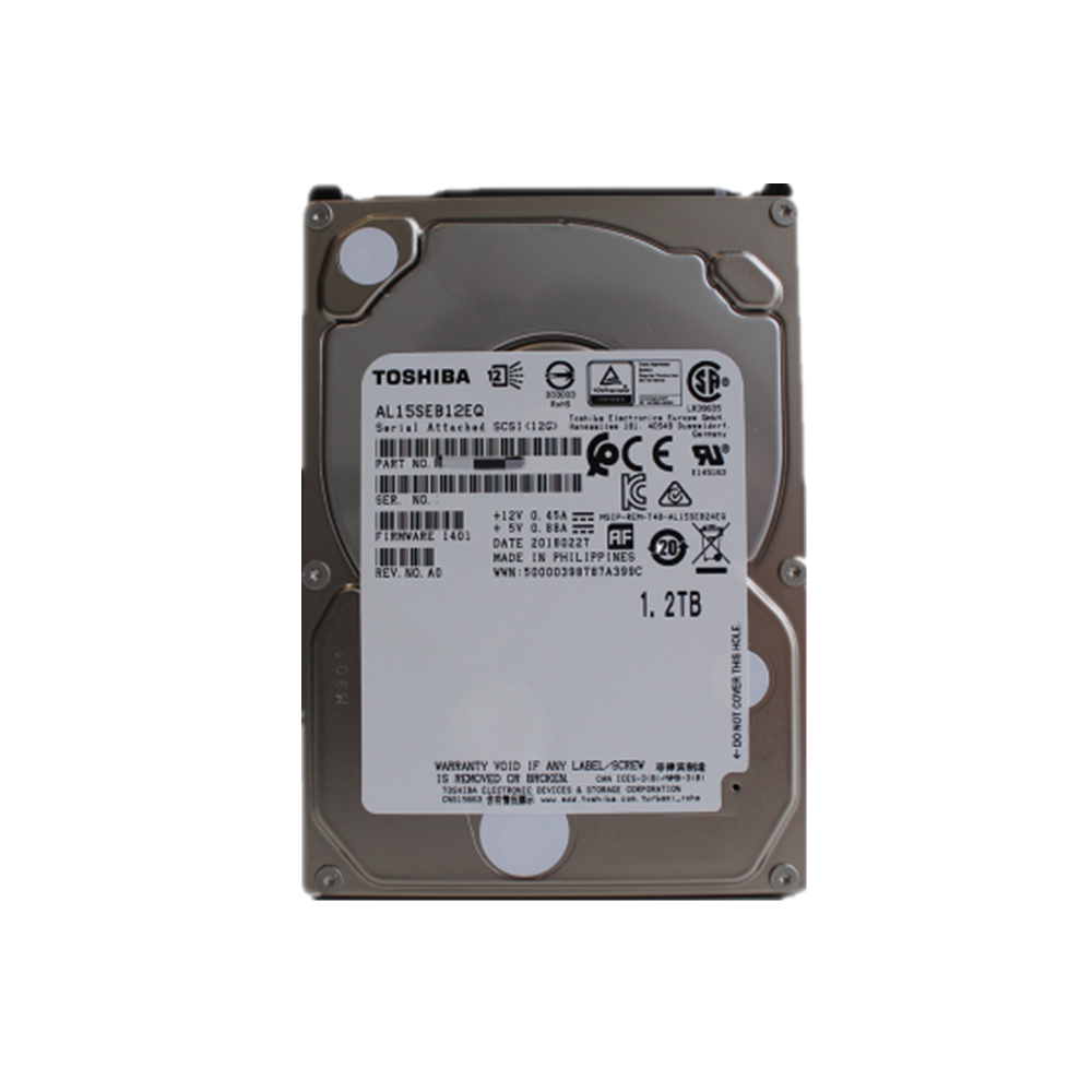 Toshiba 1.2TB AL15SEB12EQ 2.5" SAS 12Gb/s 10K RPM 128MB 512E Hard Drive